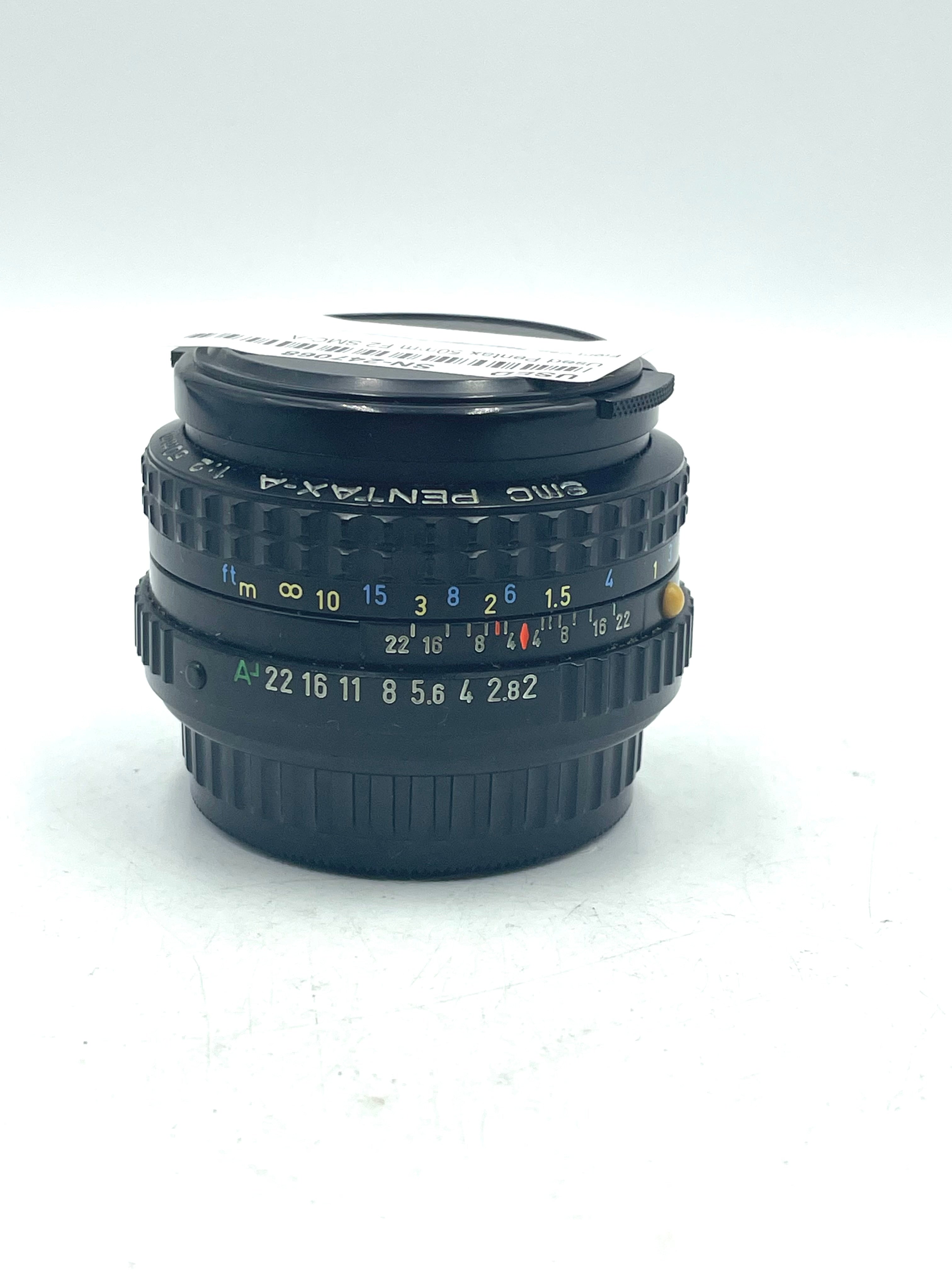 Used Pentax 50mm F2 SMC-A