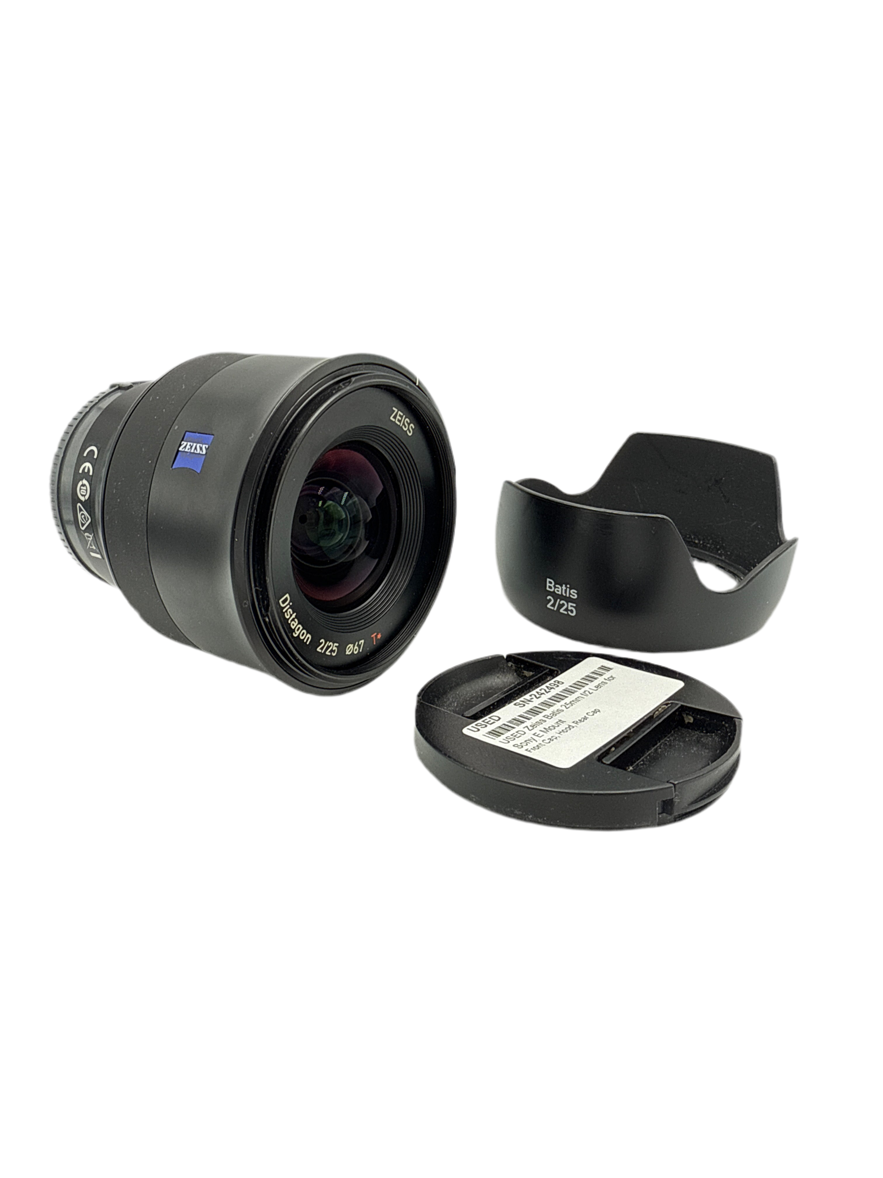 USED Zeiss Batis 25mm f/2 Lens for Sony E Mount