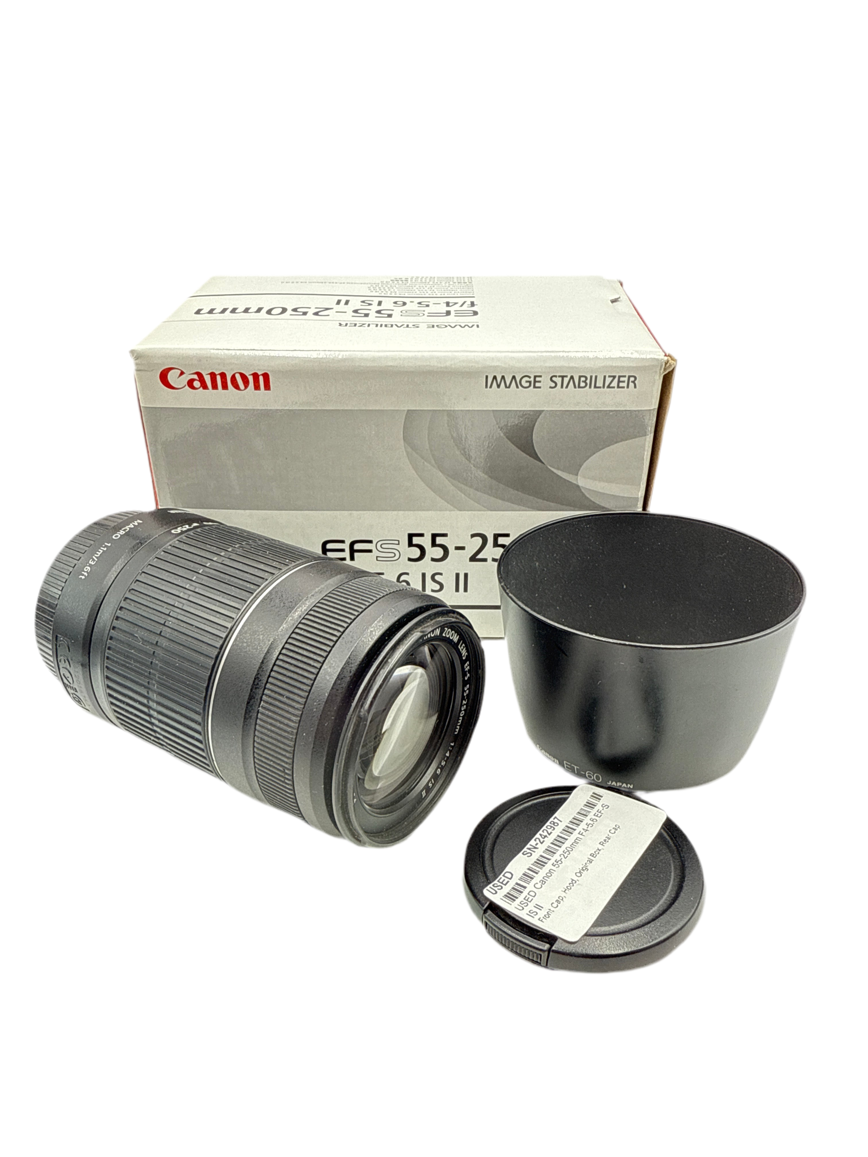 USED Canon 55-250mm F4-5.6 EF-S IS II