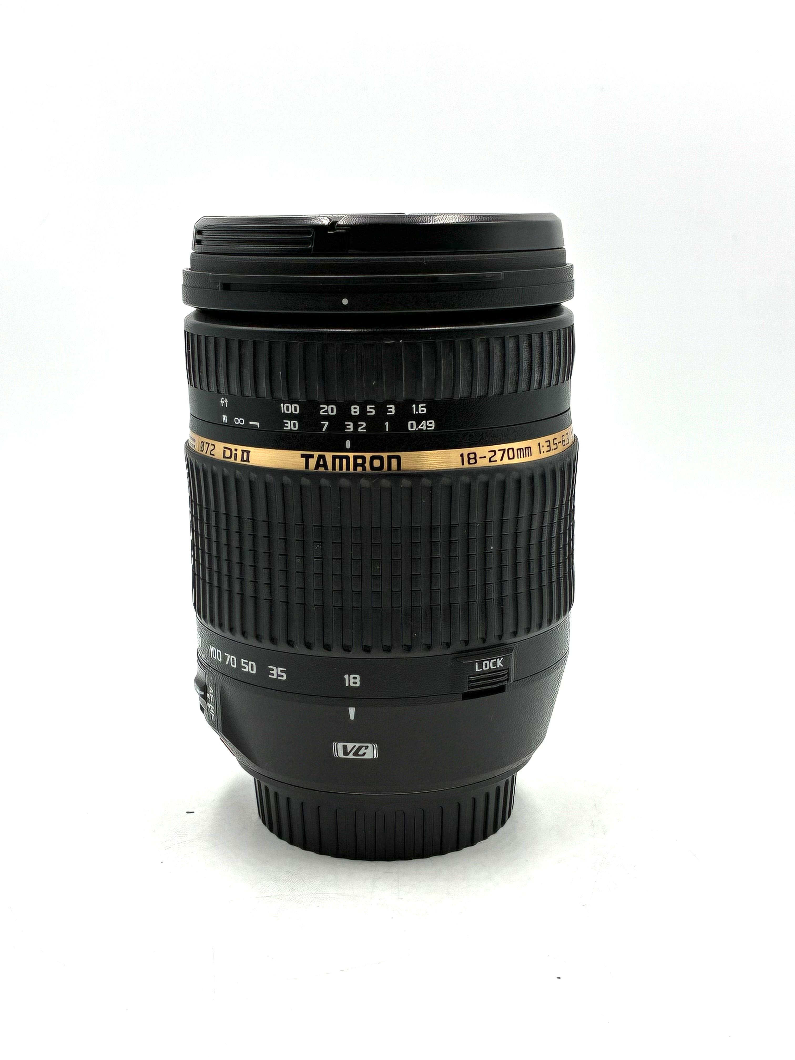 USED Tamron 18-270mm F3.5-6.3 Di II VC PZD AF Lens (C-EFs)