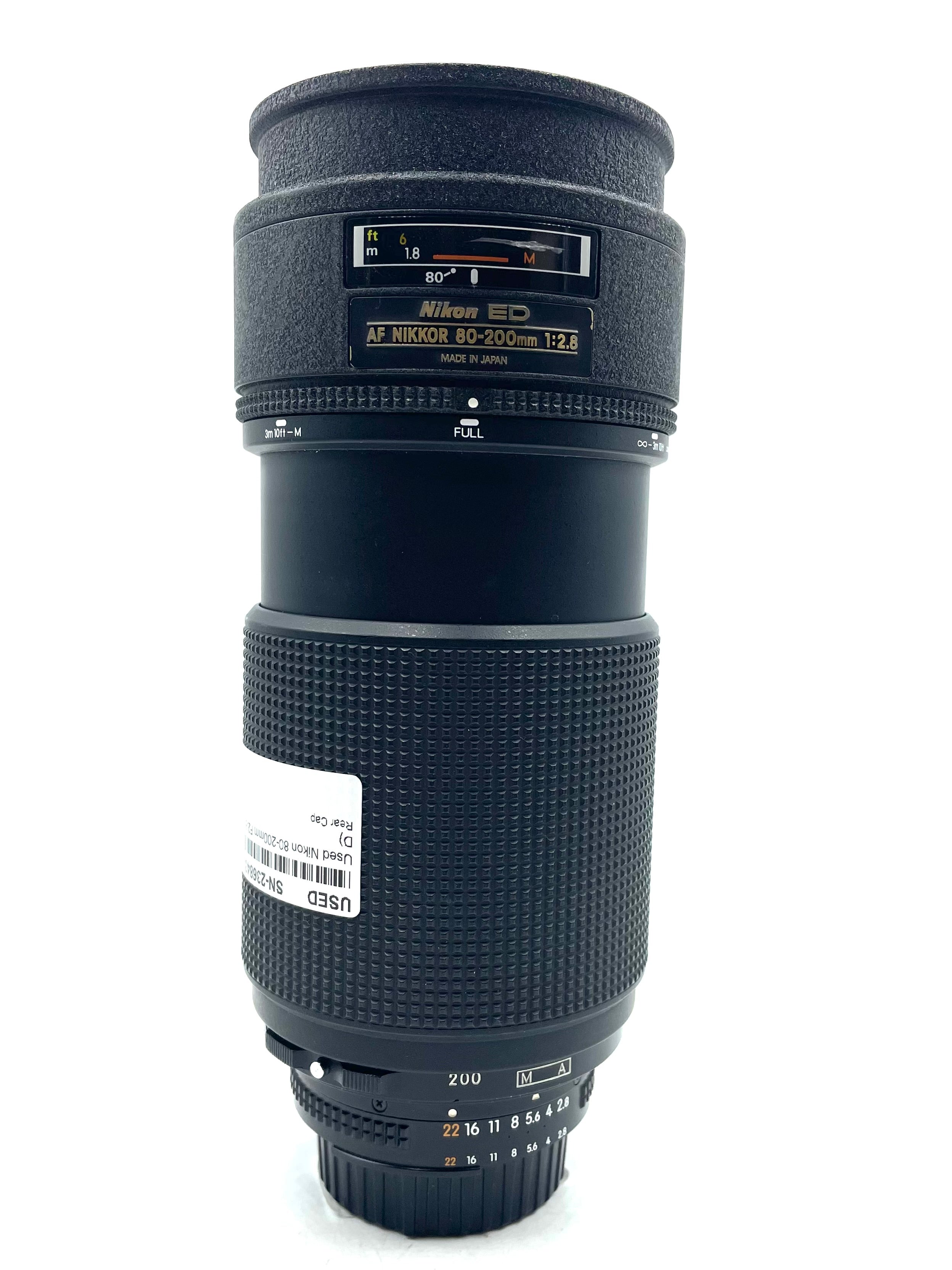 Used Nikon 80-200mm F2.8 AF (non-D)