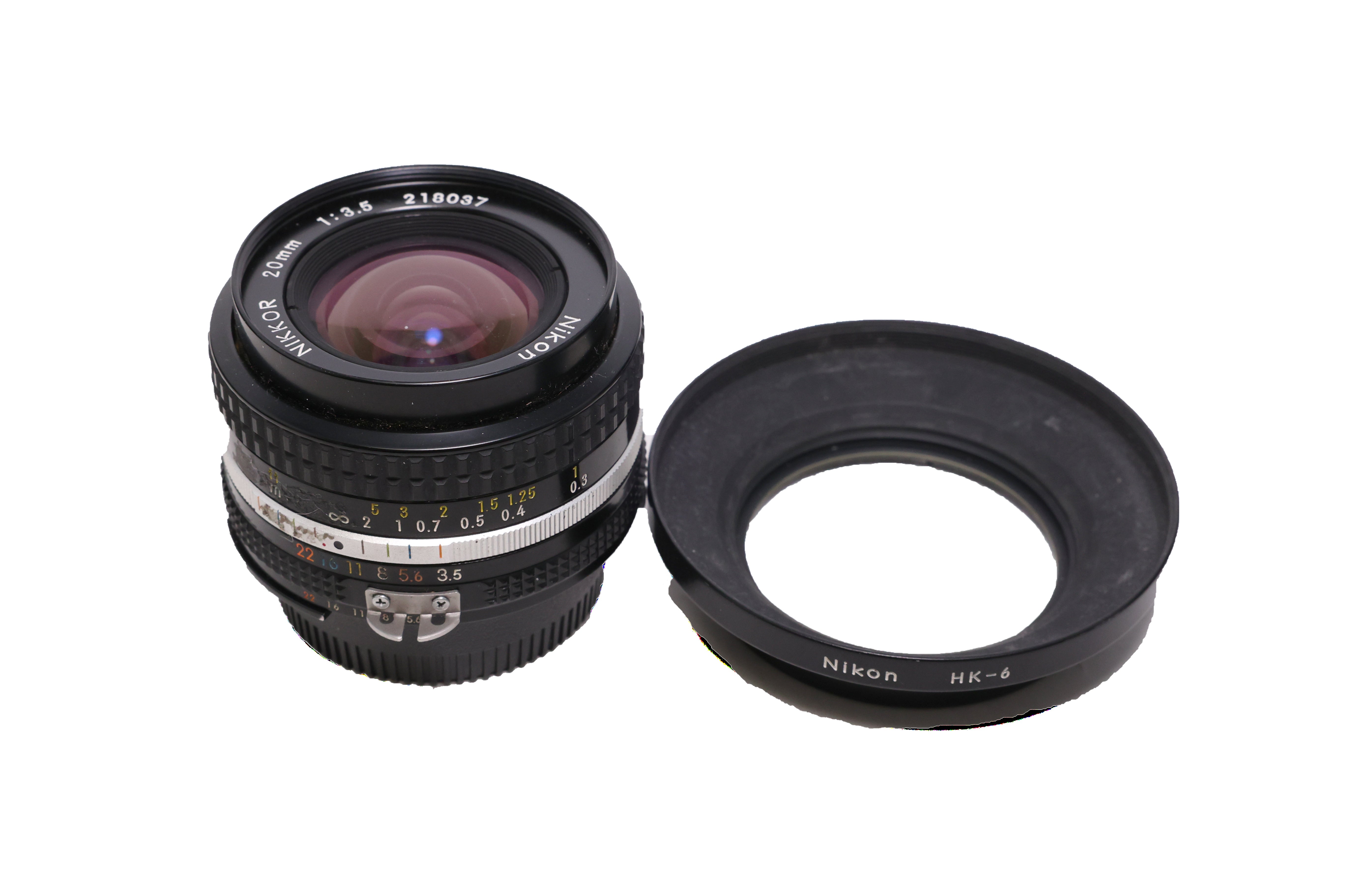 USED Nikon 20mm f3.5 Ai-s