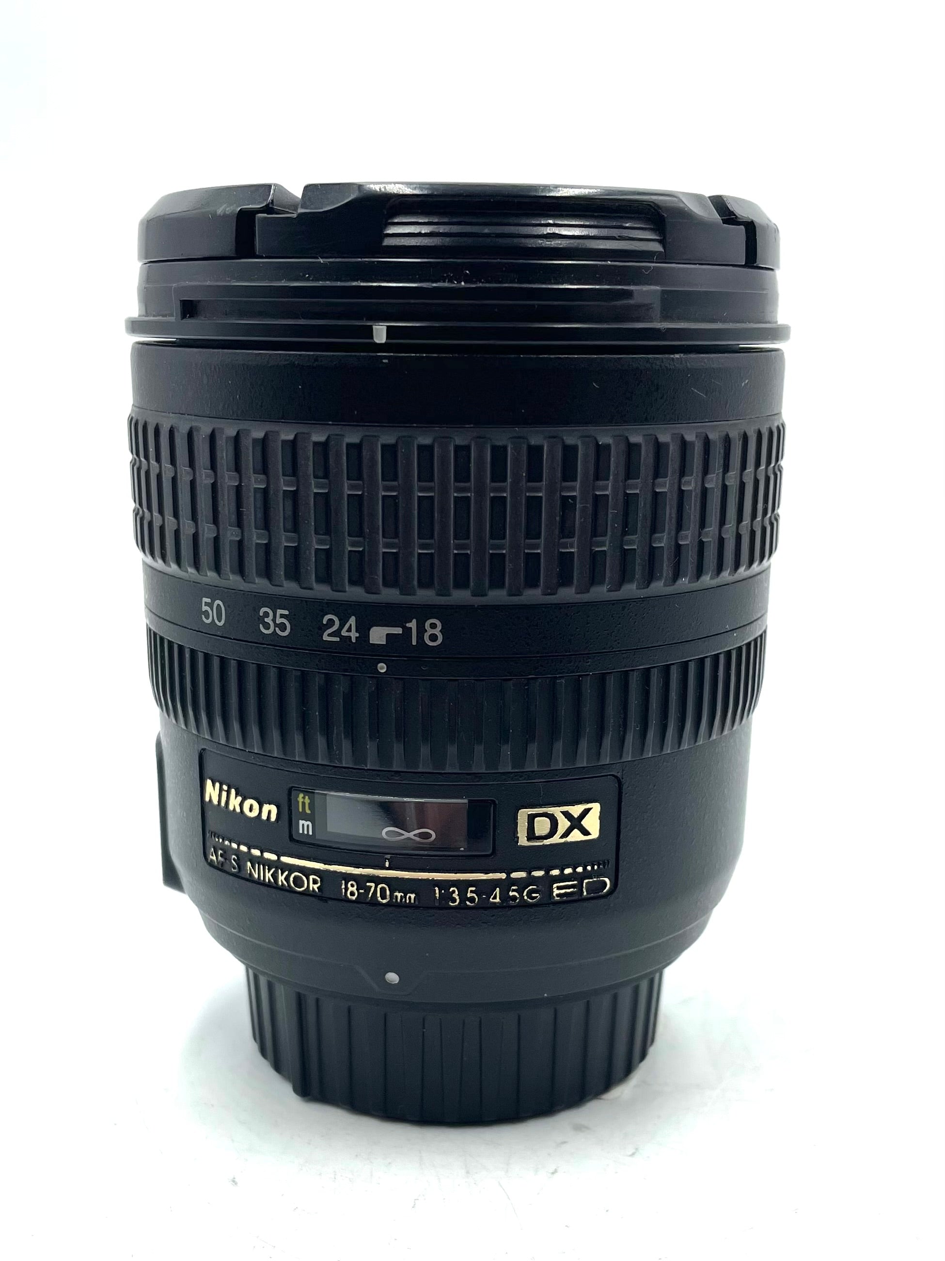 USED Nikon AF-S 18-70mm f3.5-4.5 G ED DX Lens