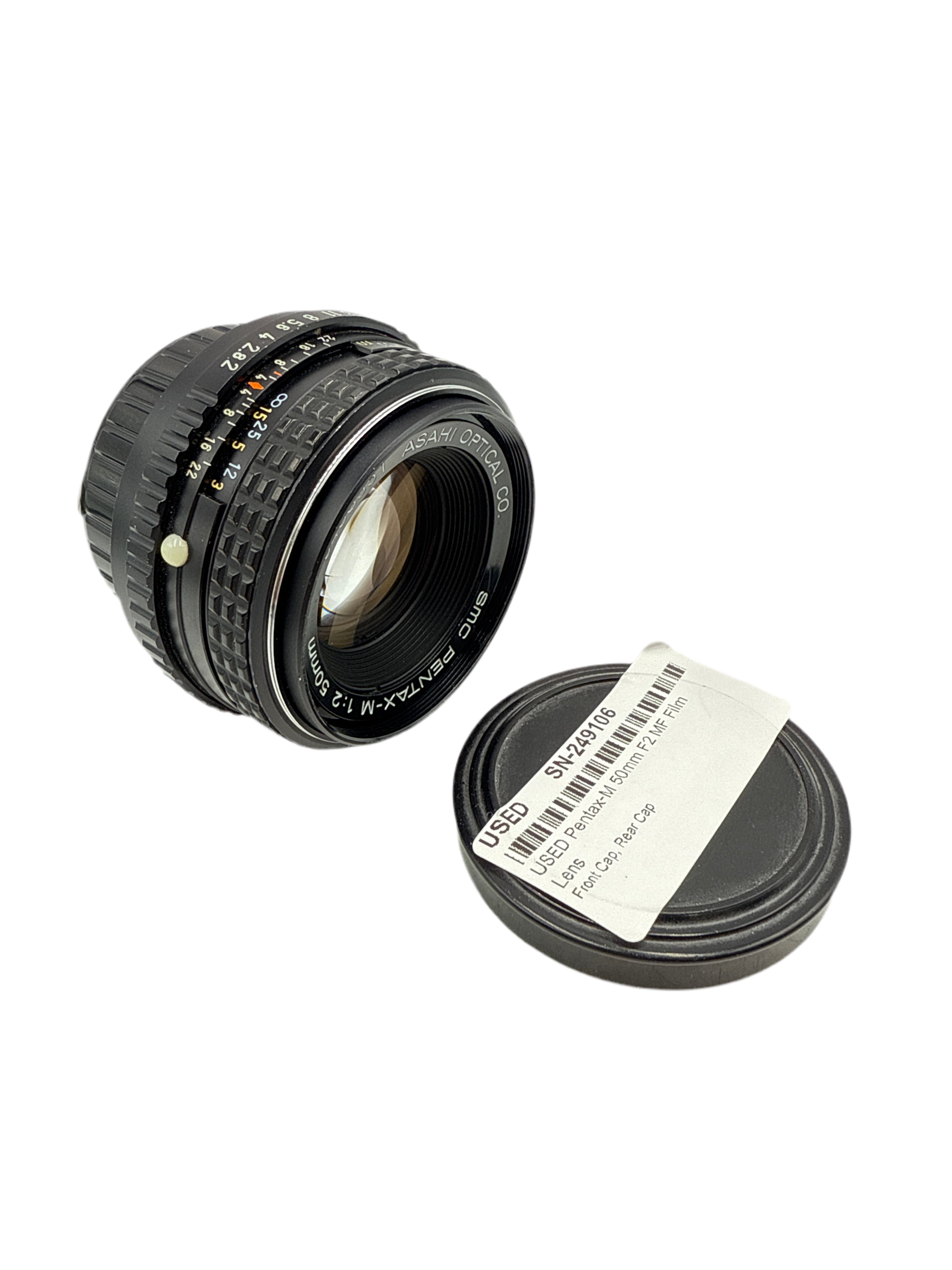 USED Pentax-M 50mm F2 MF Film Lens