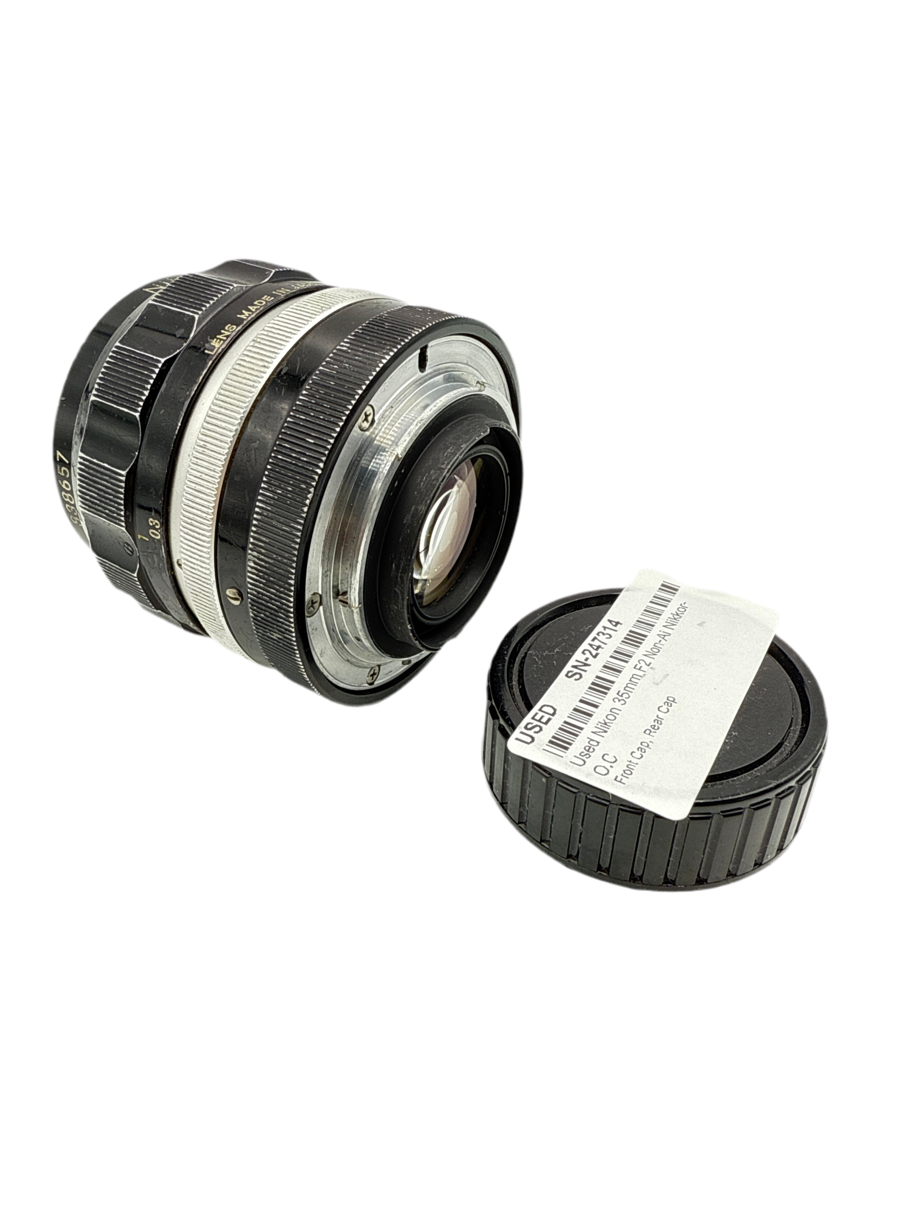 Used Nikon 35mm F2 Non-Ai Nikkor-O.C