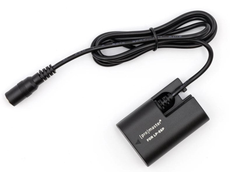 Promaster 88019 DC Coupler with AC Power Supply for Canon LP-E6P