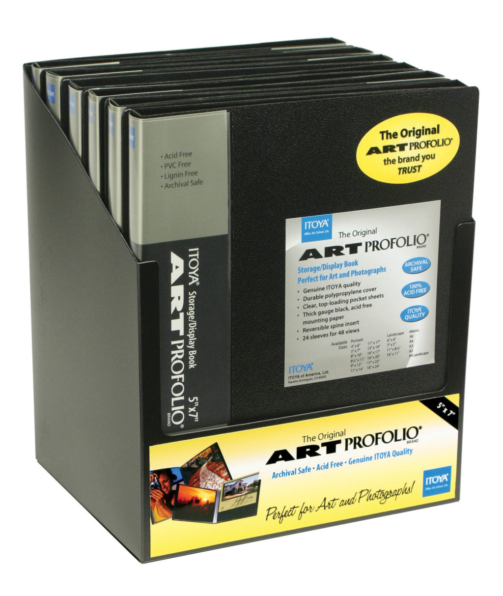 Itoya Art Profolio Original Storage/Display Book (5 x 7", 24 Two-Sided Pages) IA-12-5