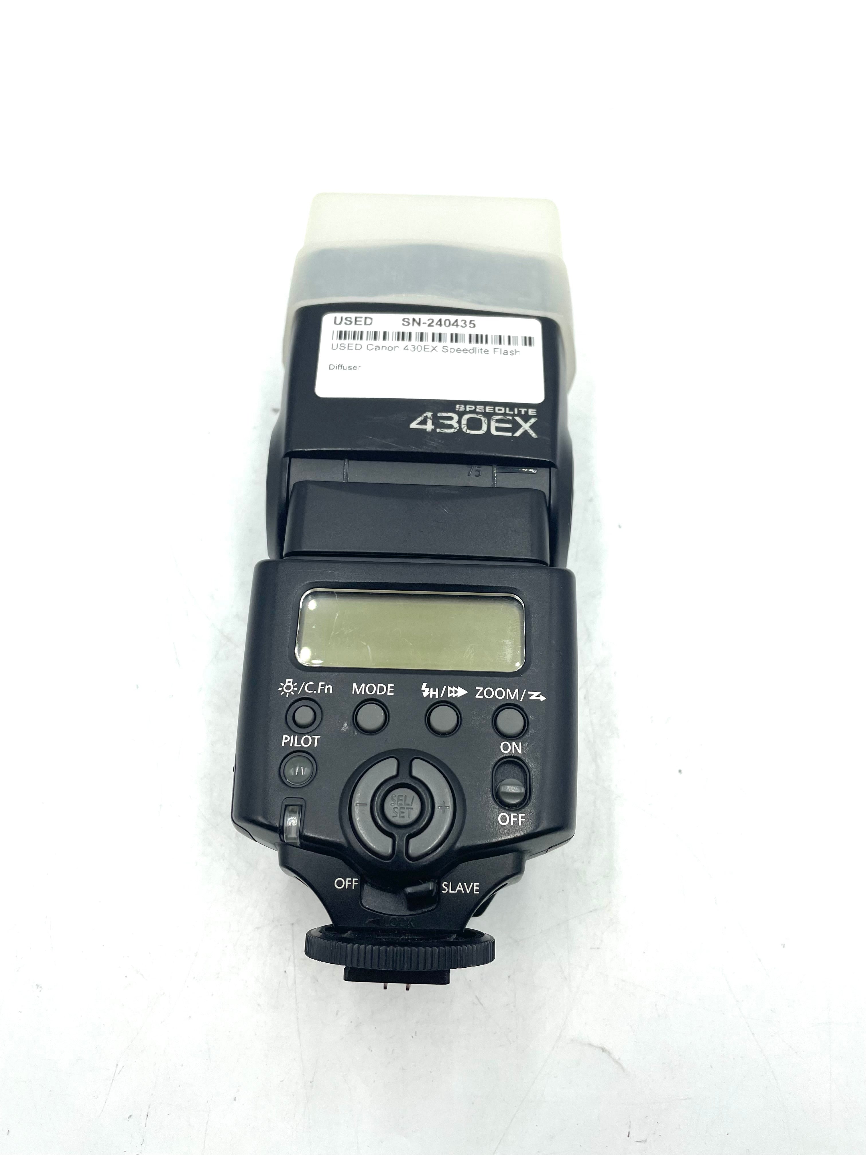 USED Canon 430EX Speedlite Flash