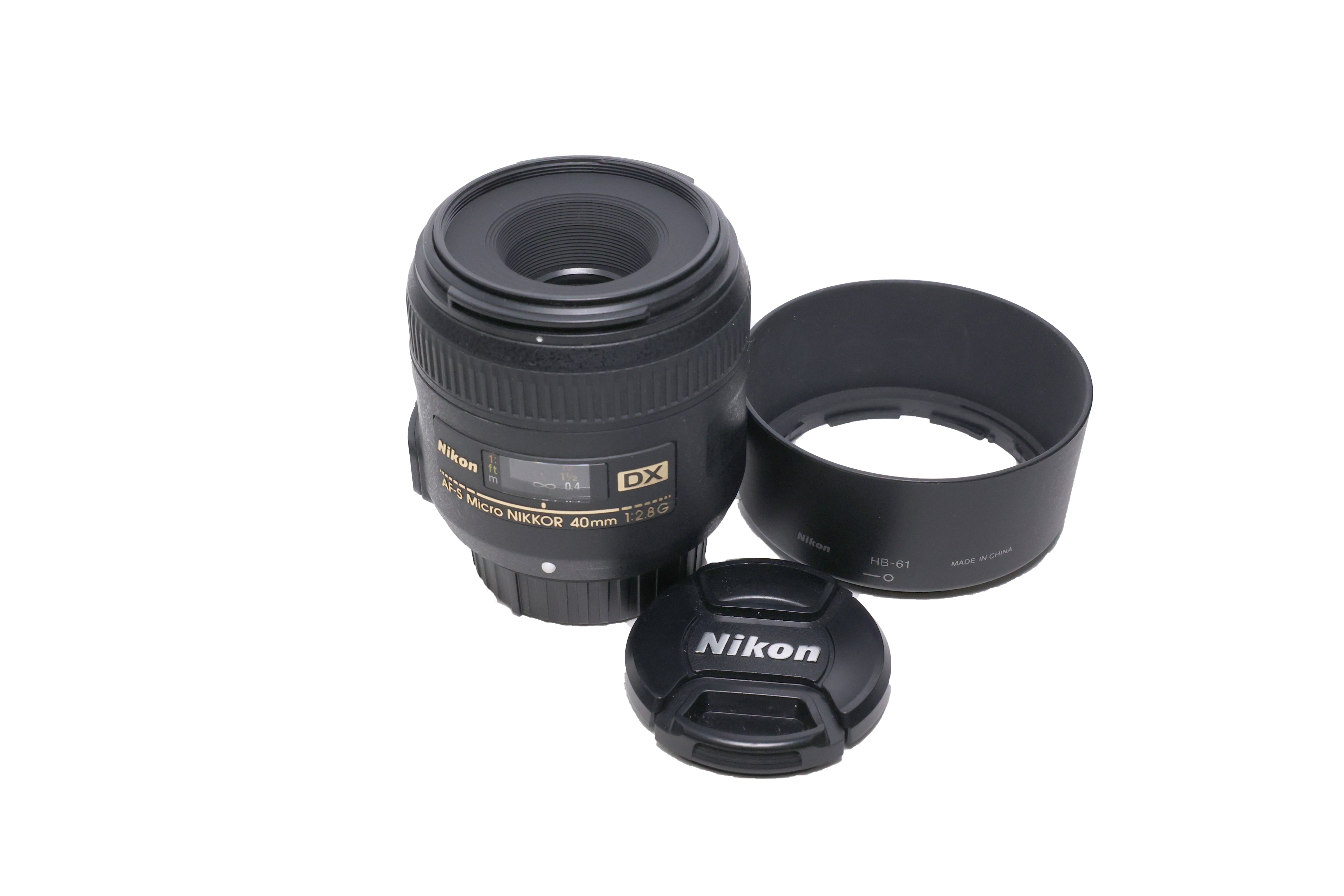 USED Nikon 40mm F2.8 G Micro DX Lens