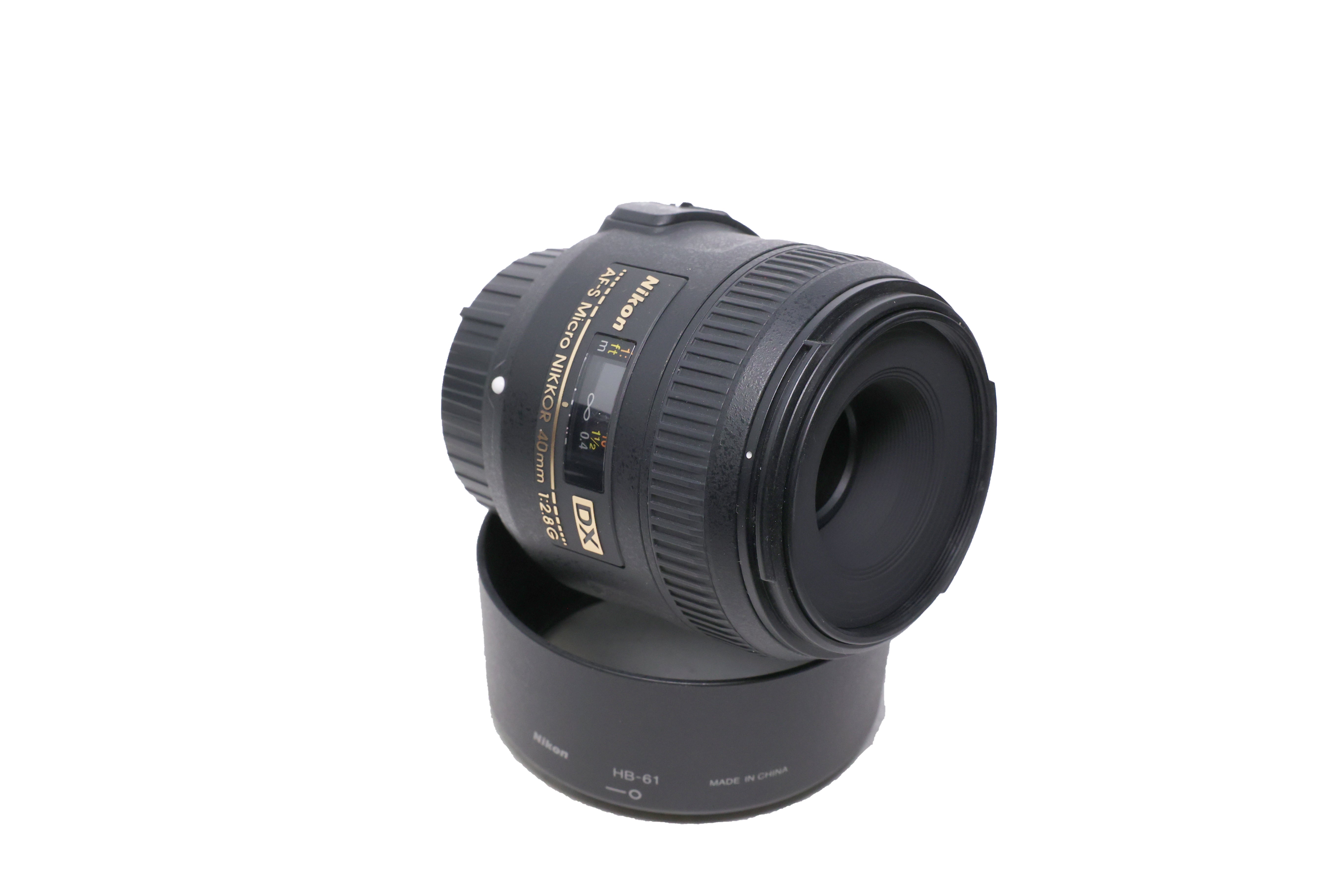 USED Nikon 40mm F2.8 G Micro DX Lens