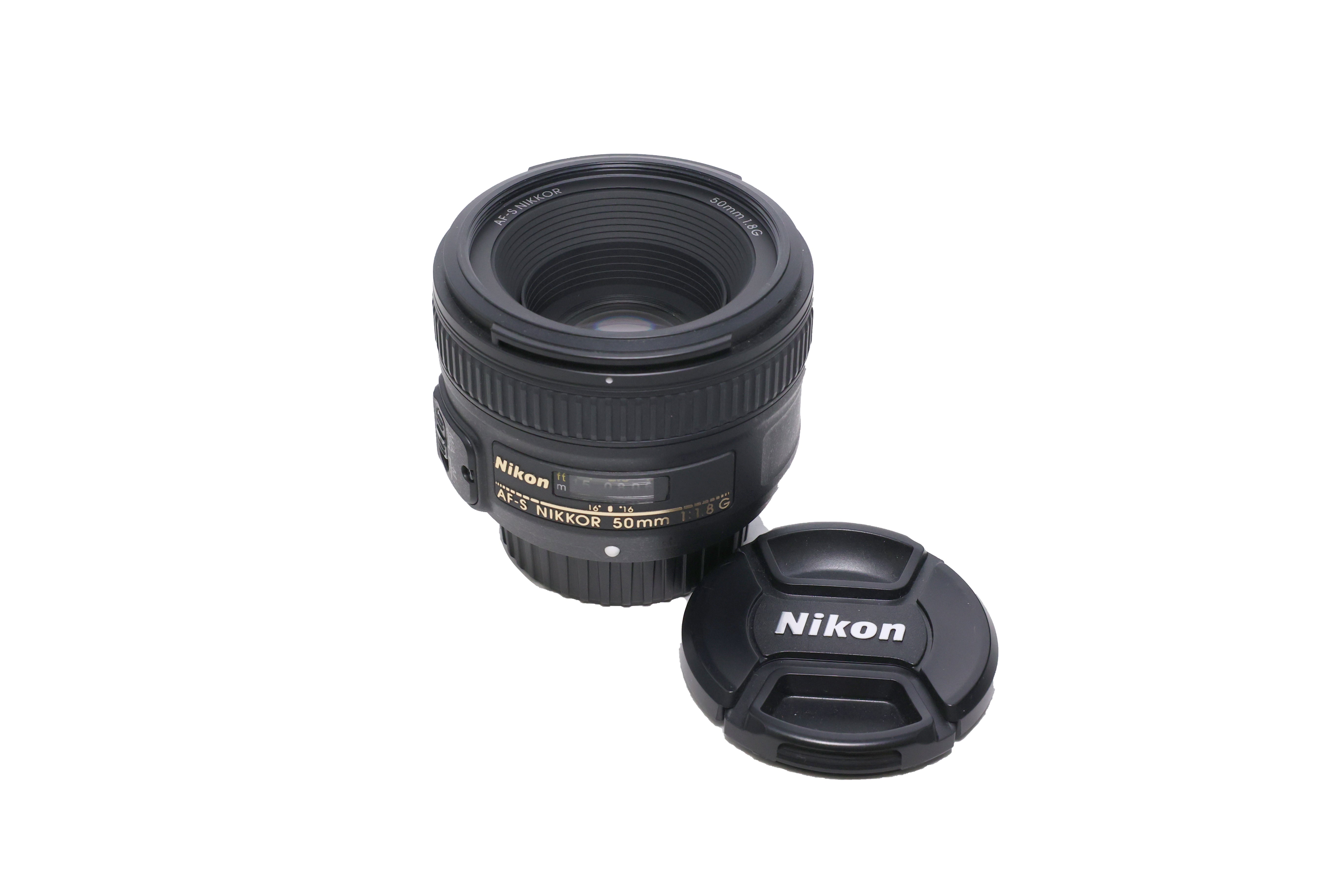 NIKKOR 50mm f/1.8G レンズ 極美品】Nikon AF-S NIKKOR 50mm f/1.8G