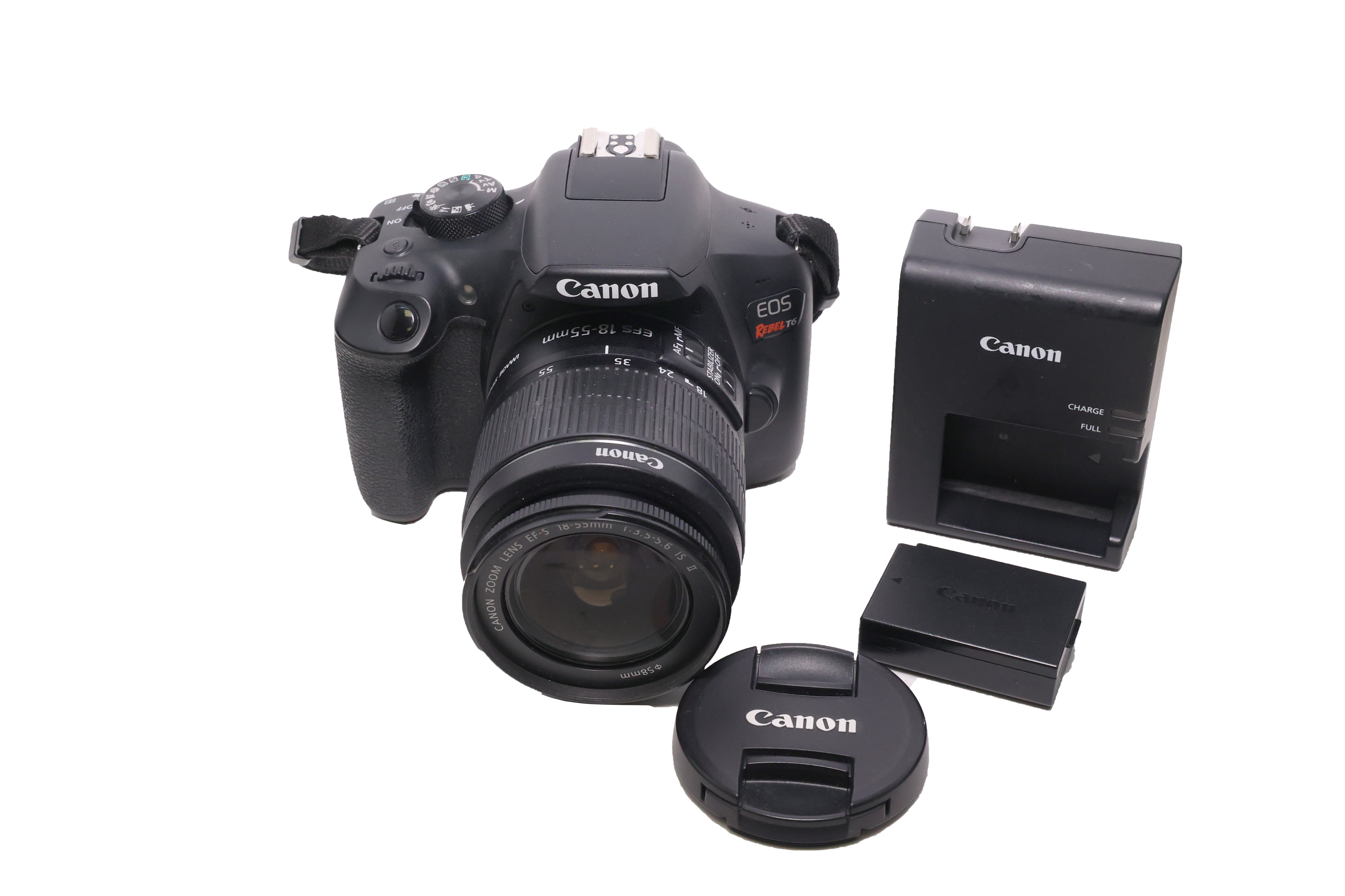 USED Canon EOS Rebel T6 w/18-55 IS STM