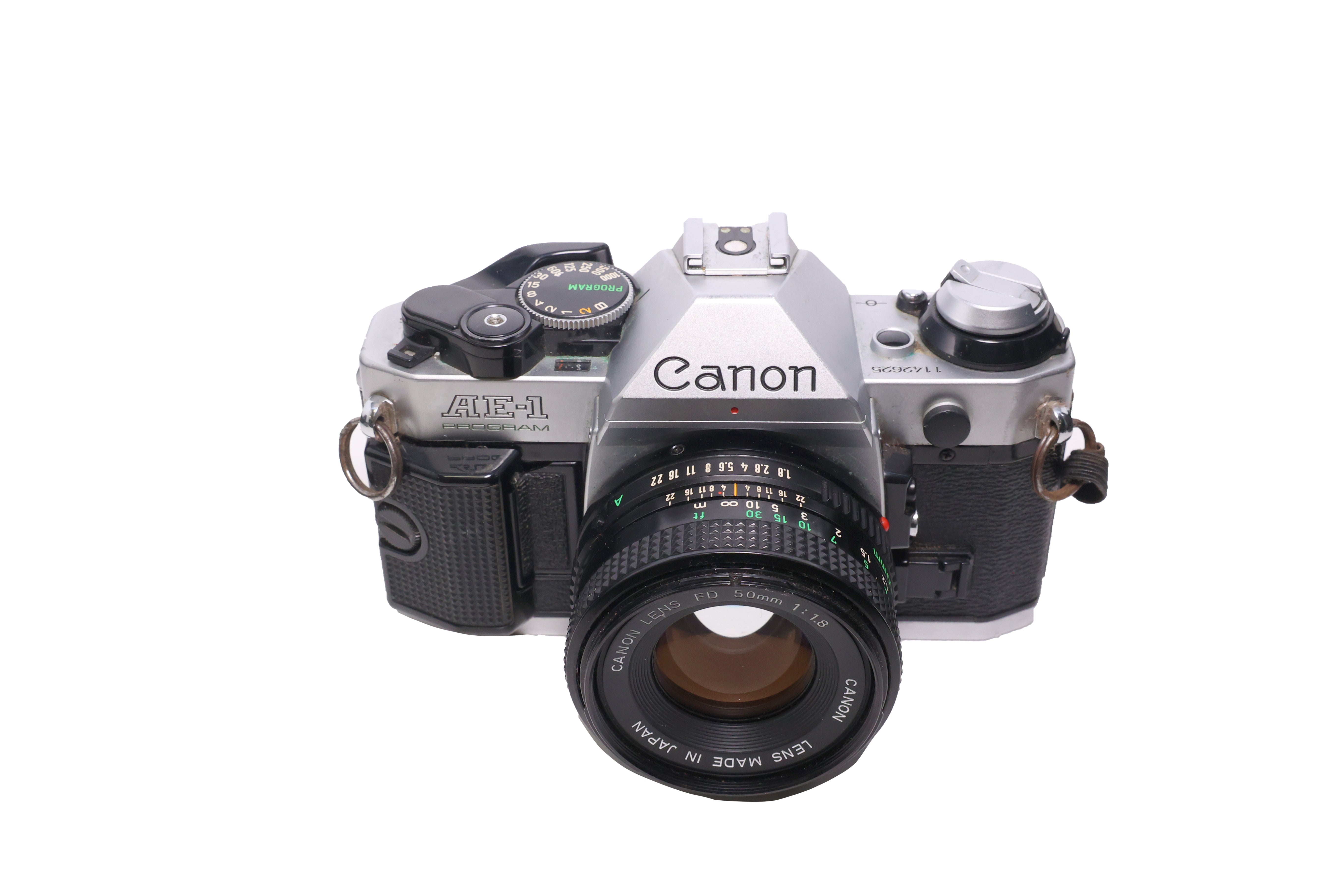 USED Canon AE-1 w/ 50mm f1.8 FD