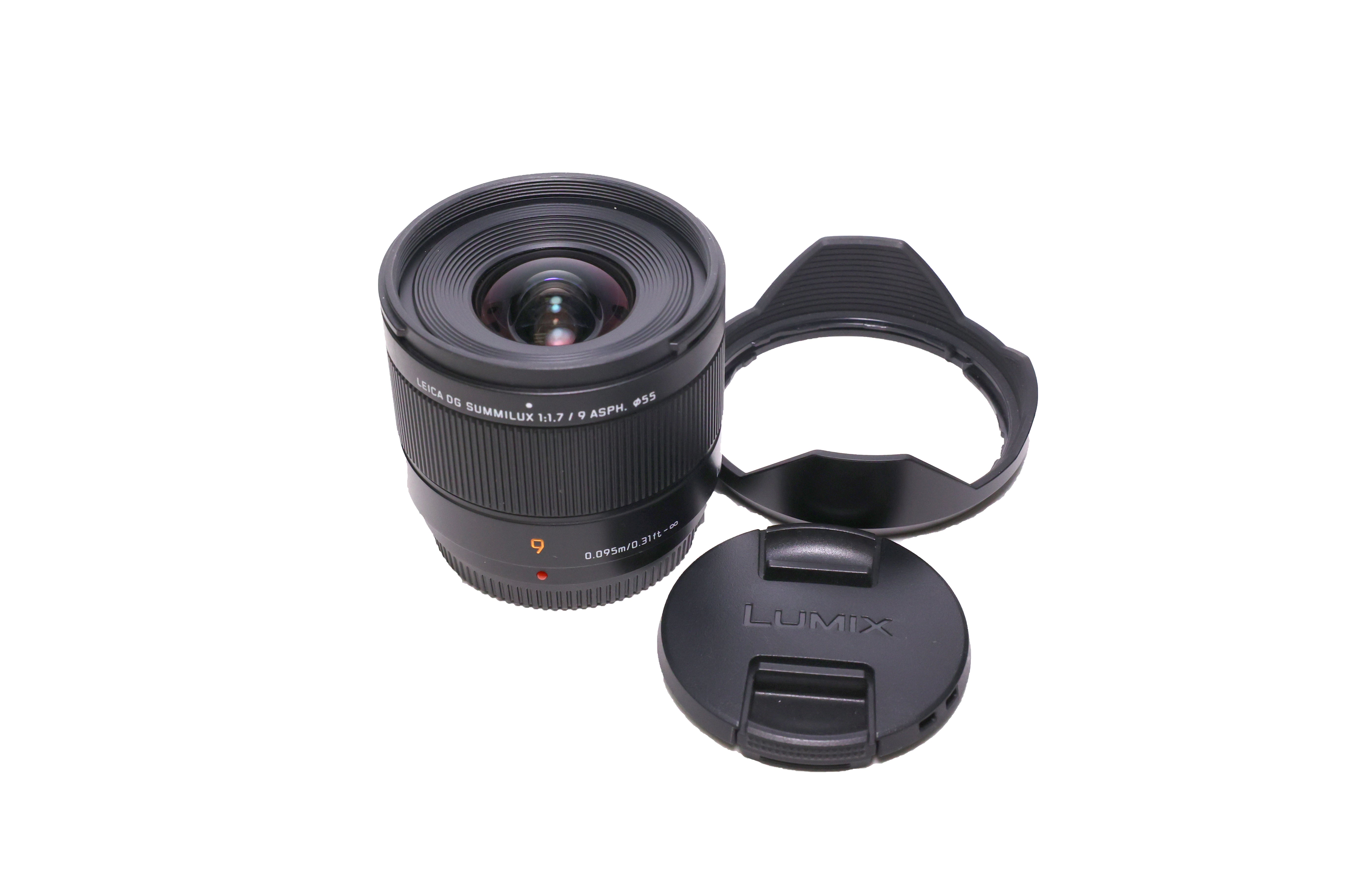 USED Panasonic Leica DG Summilux 9mm f/1.7 ASPH Lens