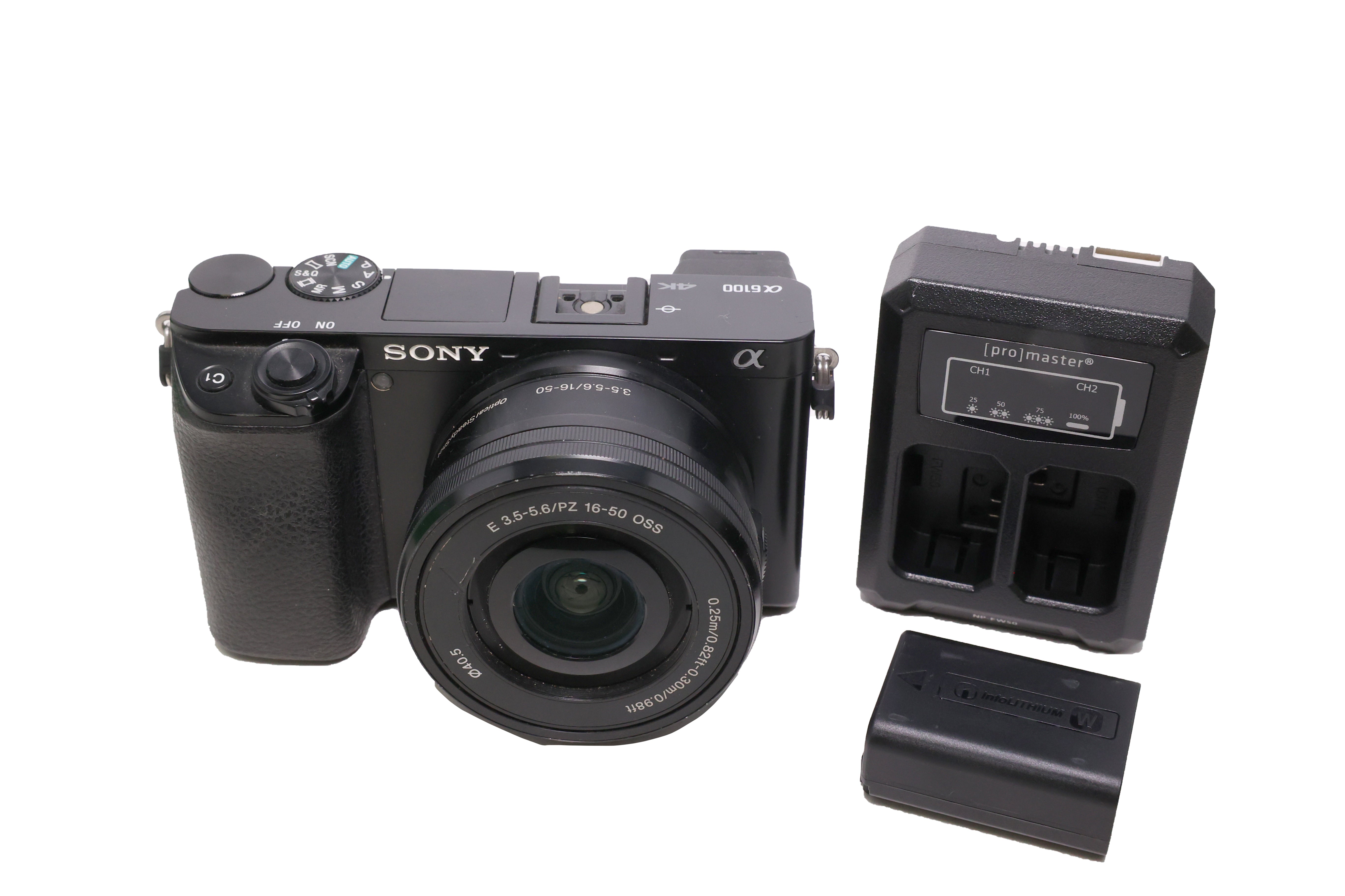 USED Sony Alpha a6100 Mirrorless Digital Camera with 16-50mm