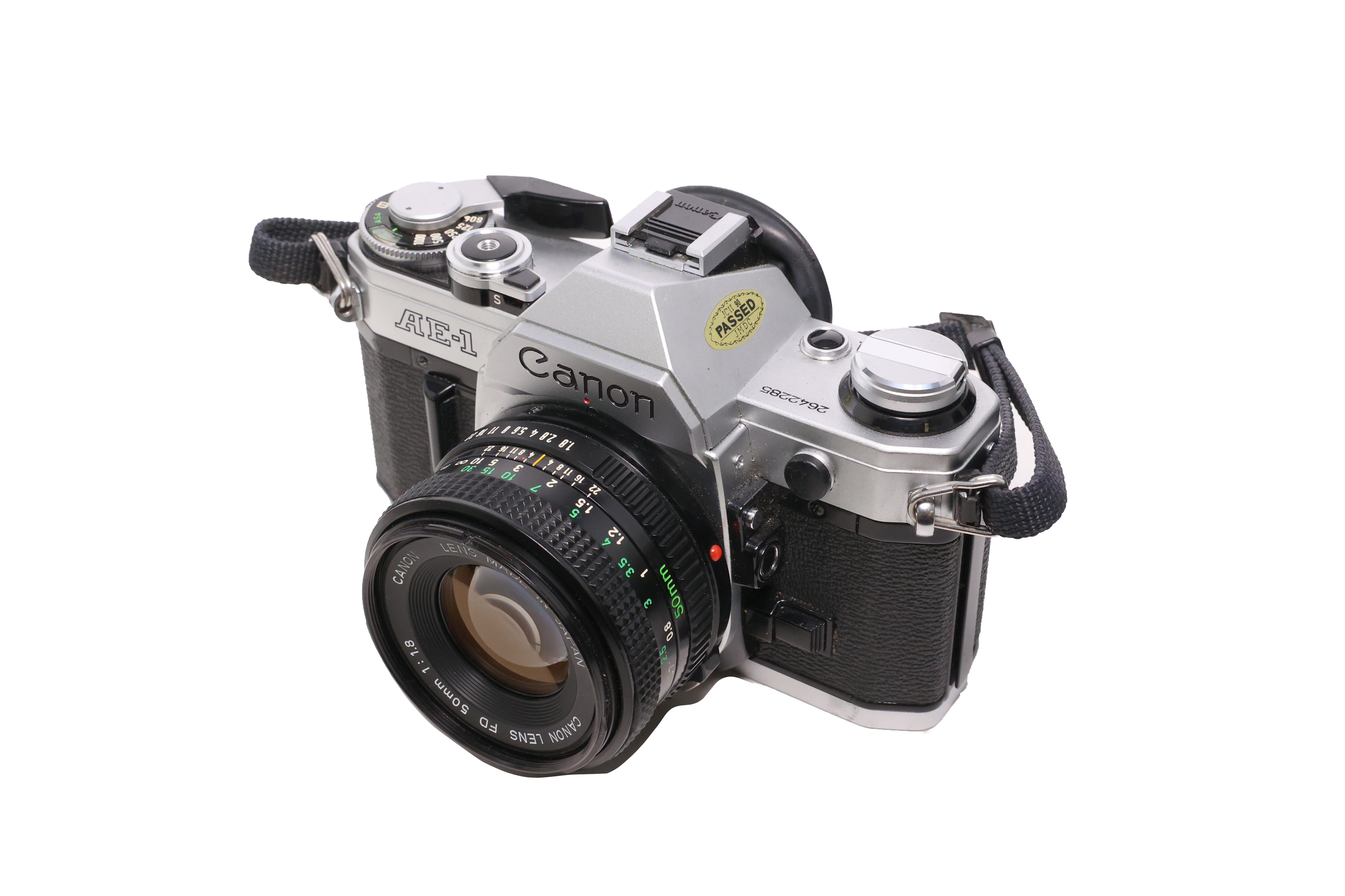 USED Canon AE-1 w/ 50mm f1.8