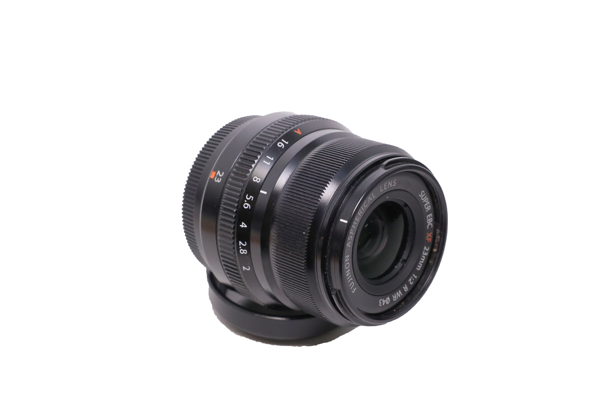 USED Fujifilm XF 23MM F2 R WR Lens Black