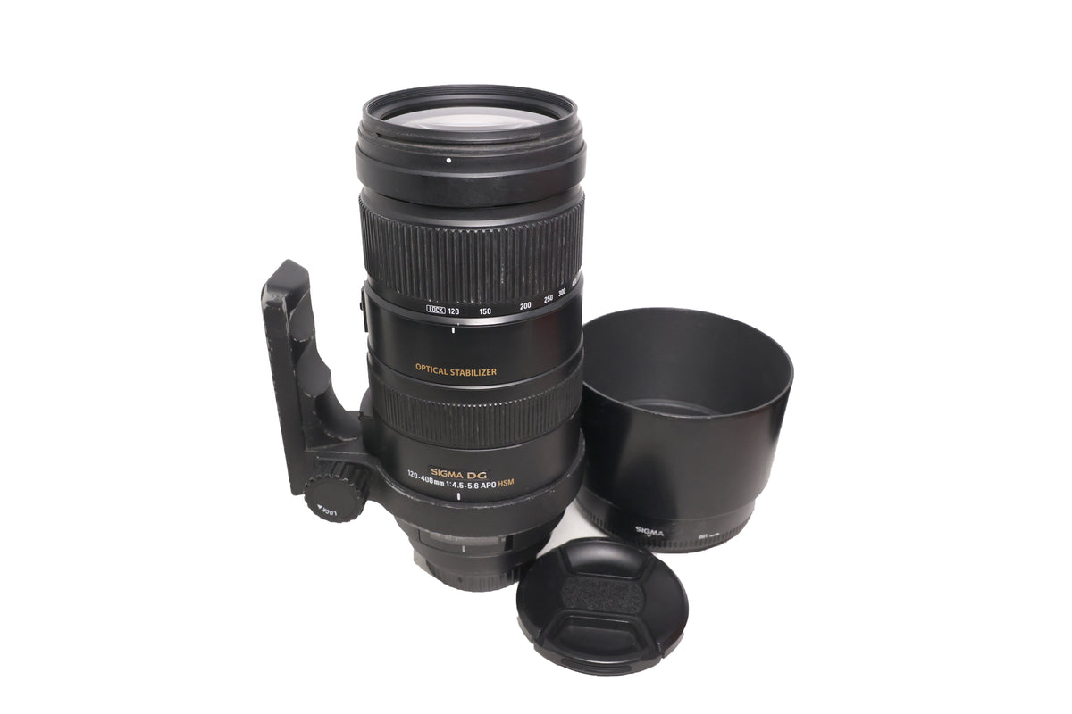 USED Sigma 120-400mm F4.5-5.6 APO DG OS HSM Lens for Canon