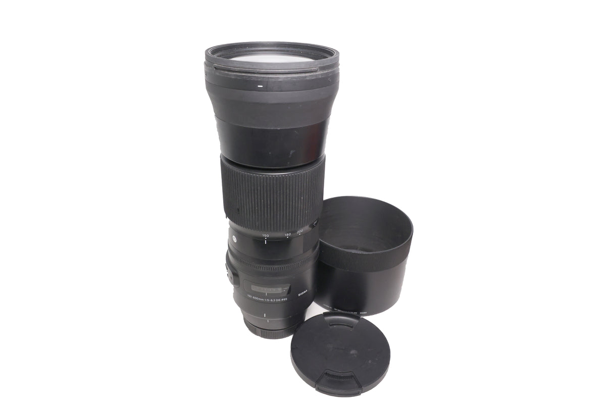 USED Sigma 150-600mm f/5-6.3 DG OS HSM Contemporary Lens for Canon EF