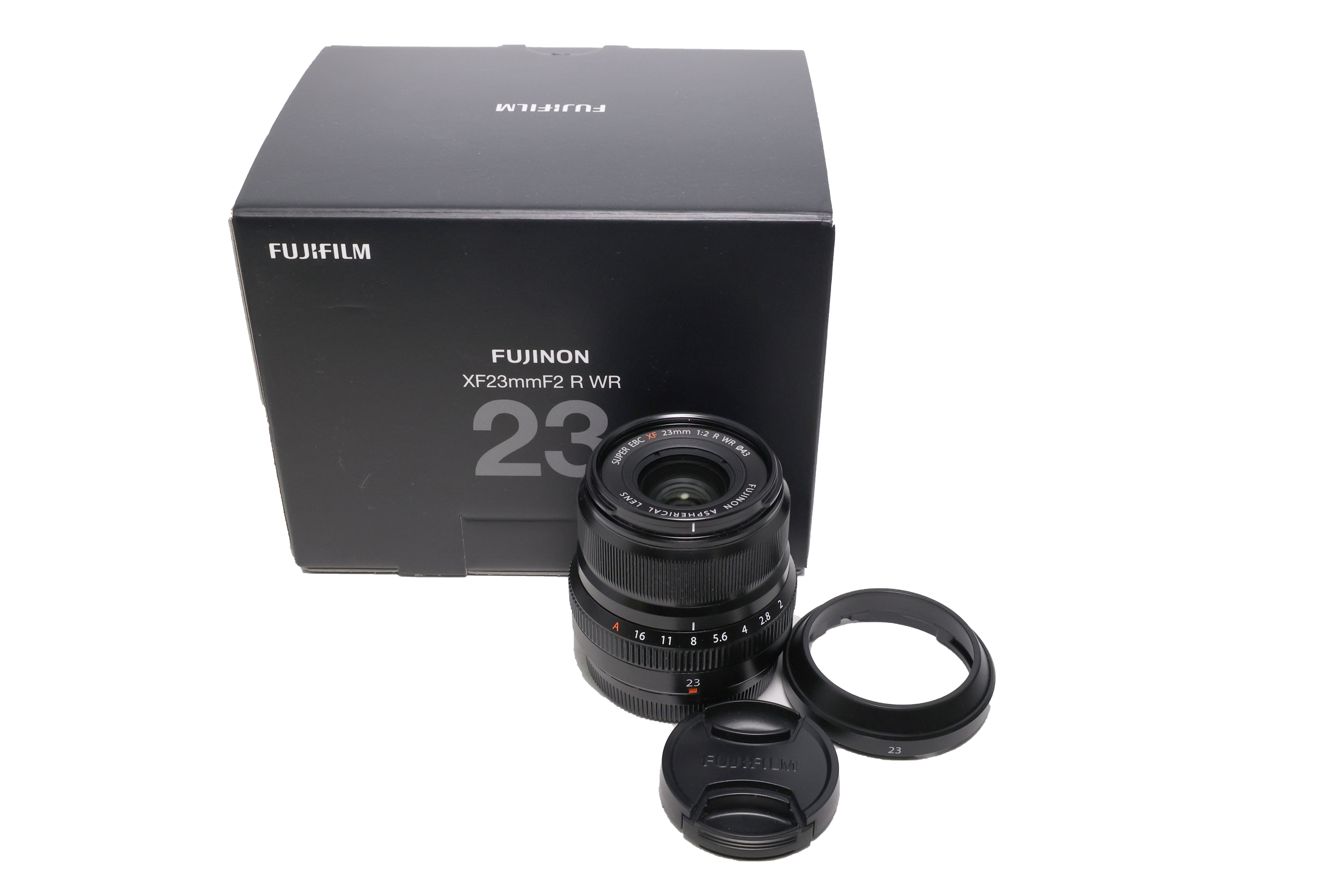 USED Fujifilm XF 23MM F2 R WR Lens Black