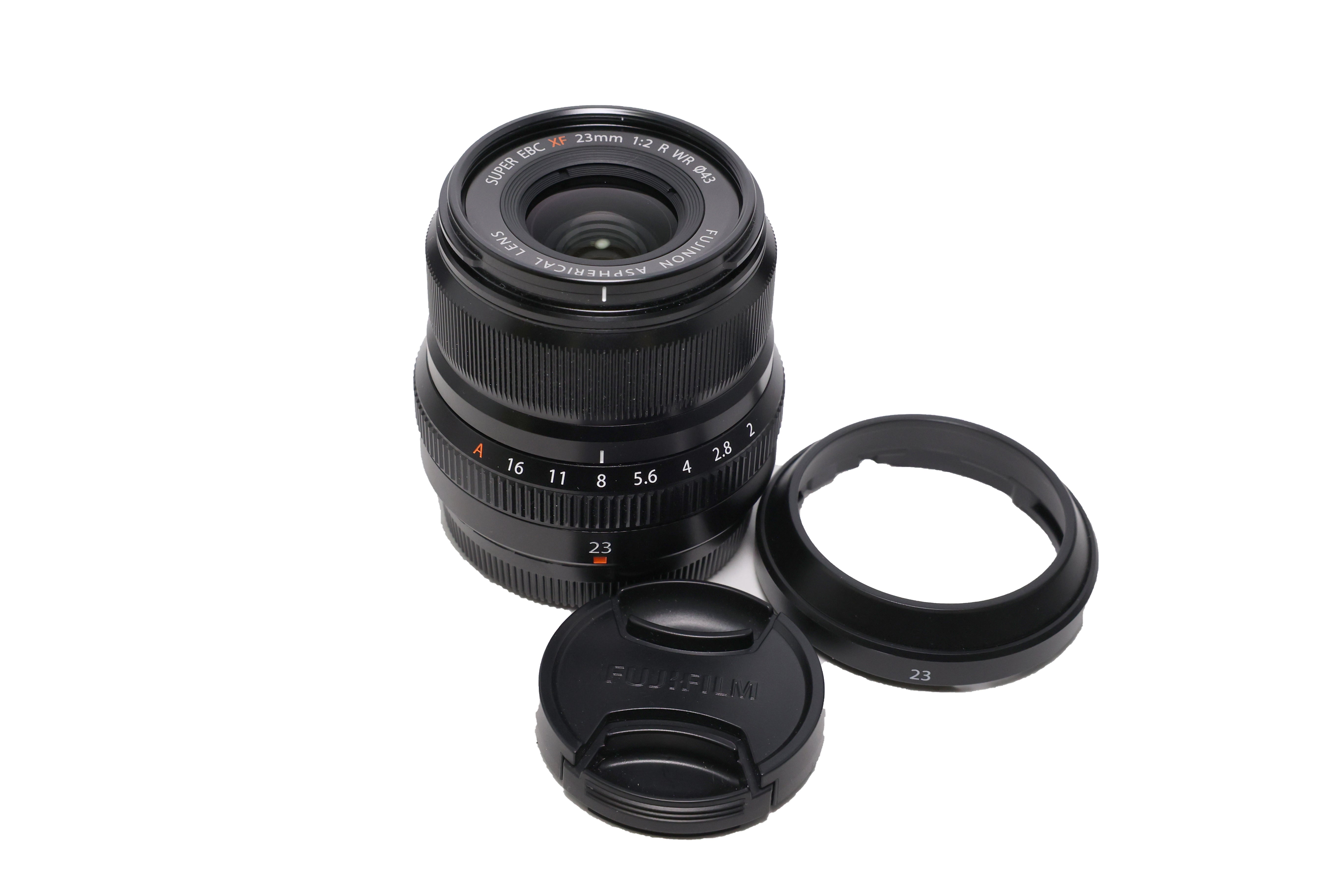 USED Fujifilm XF 23MM F2 R WR Lens Black
