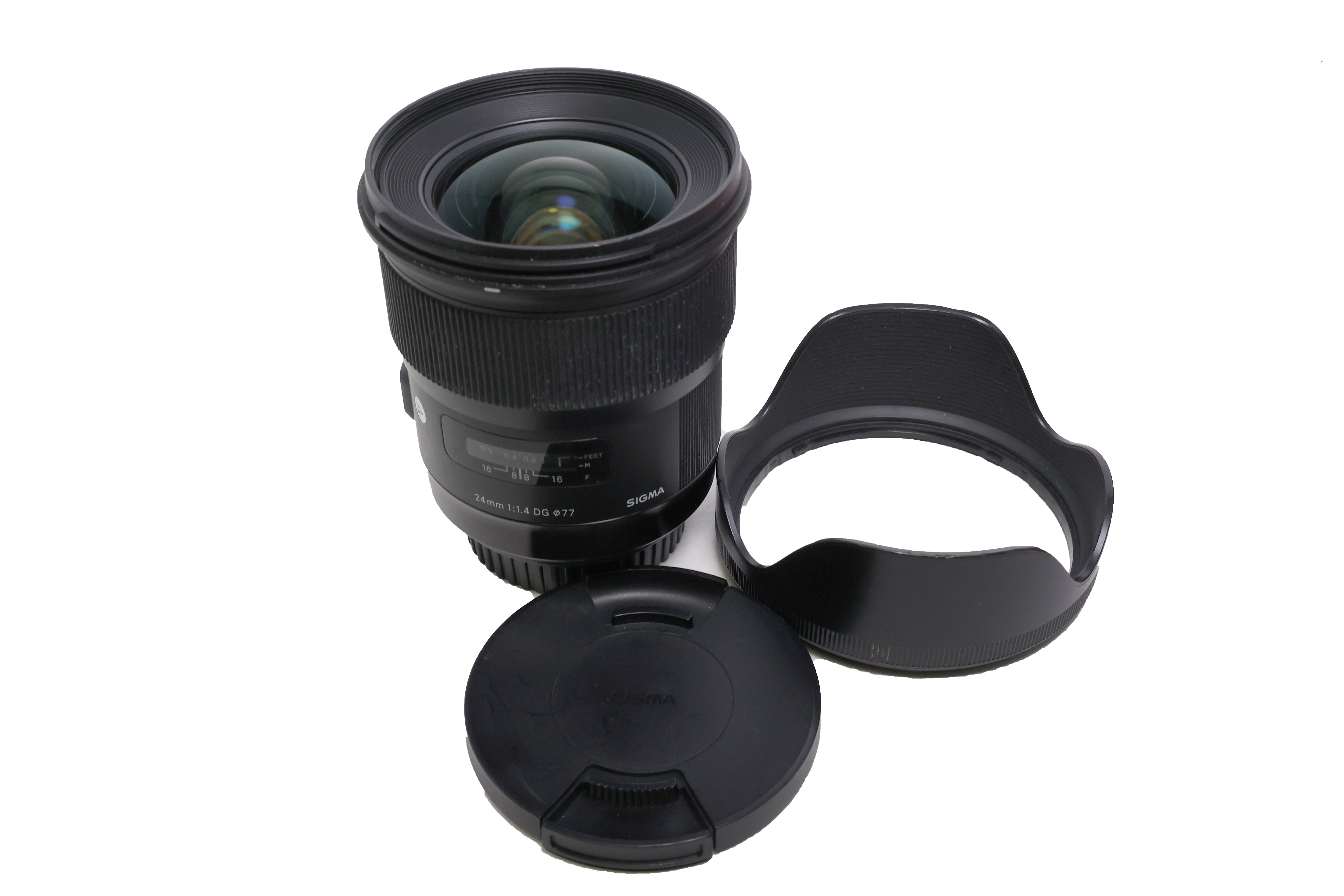 USED Sigma 24mm f/1.4 DG HSM Art Lens-CA Canon