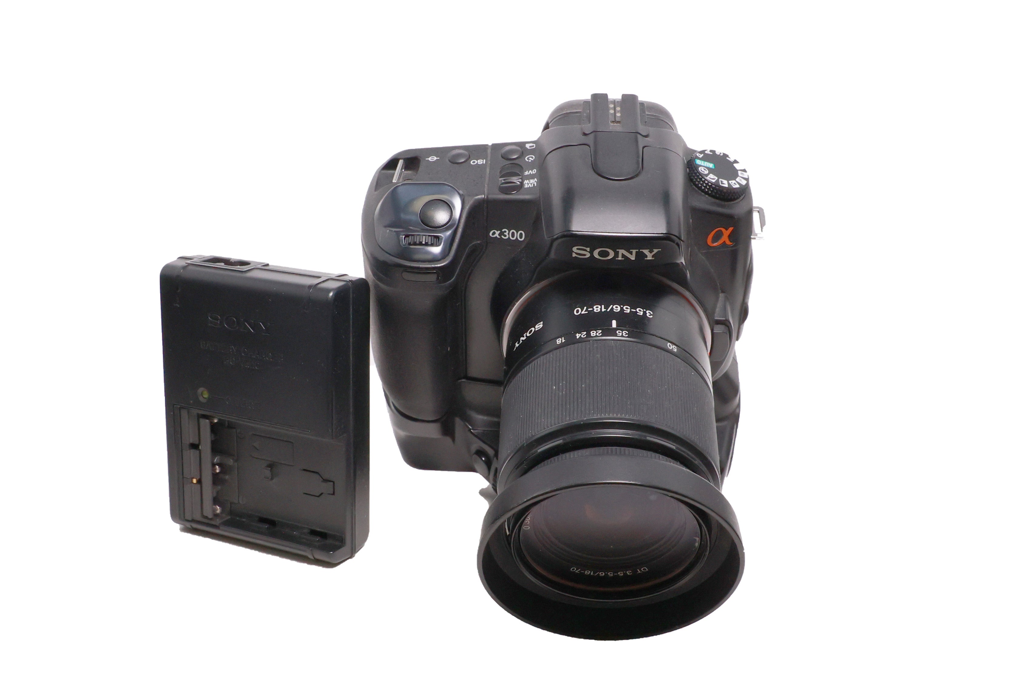 USED Sony A300 w/18-70mm f3.5-5.6 & battery grip