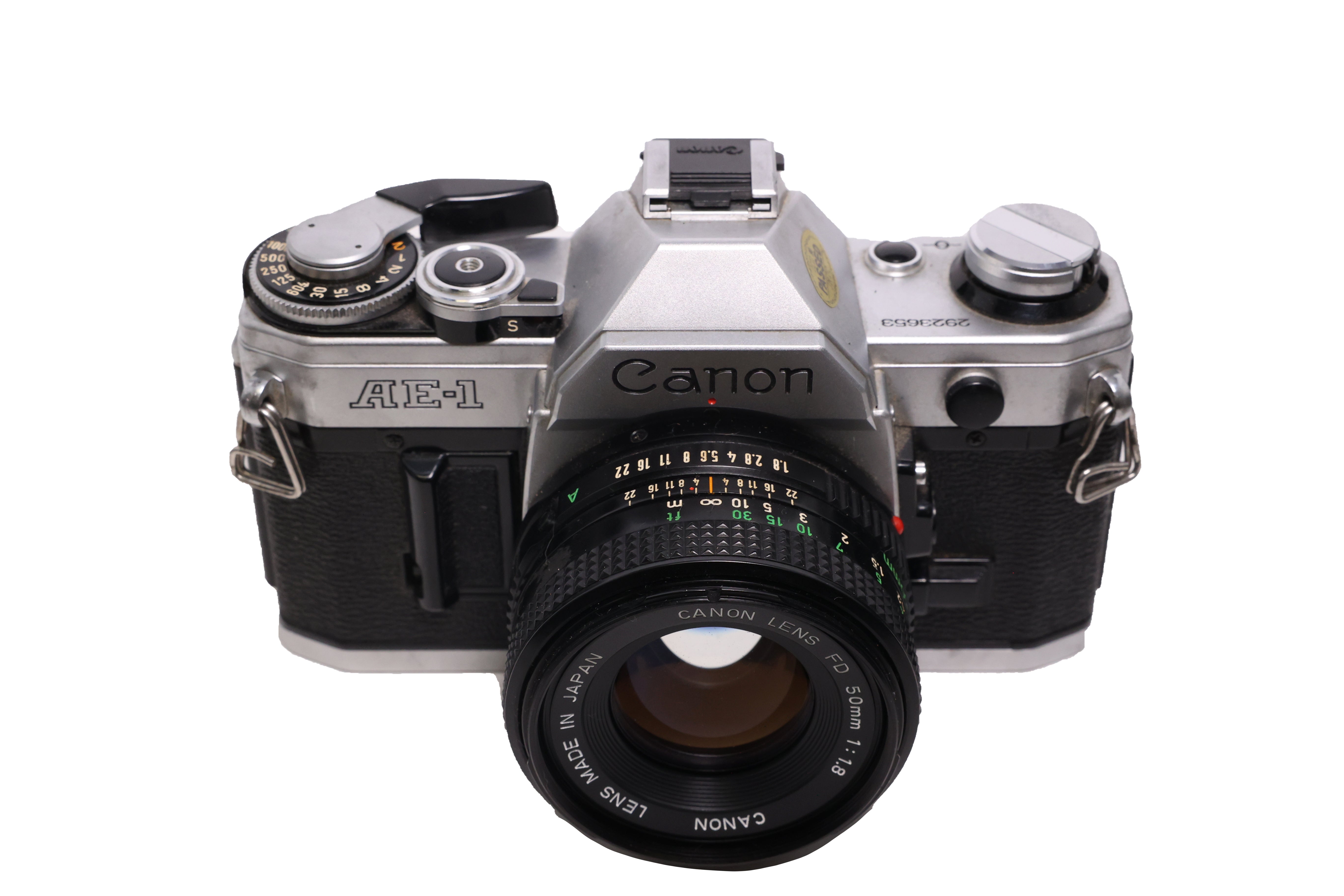 USED Canon AE-1 w/ 50mm f1.8 FD