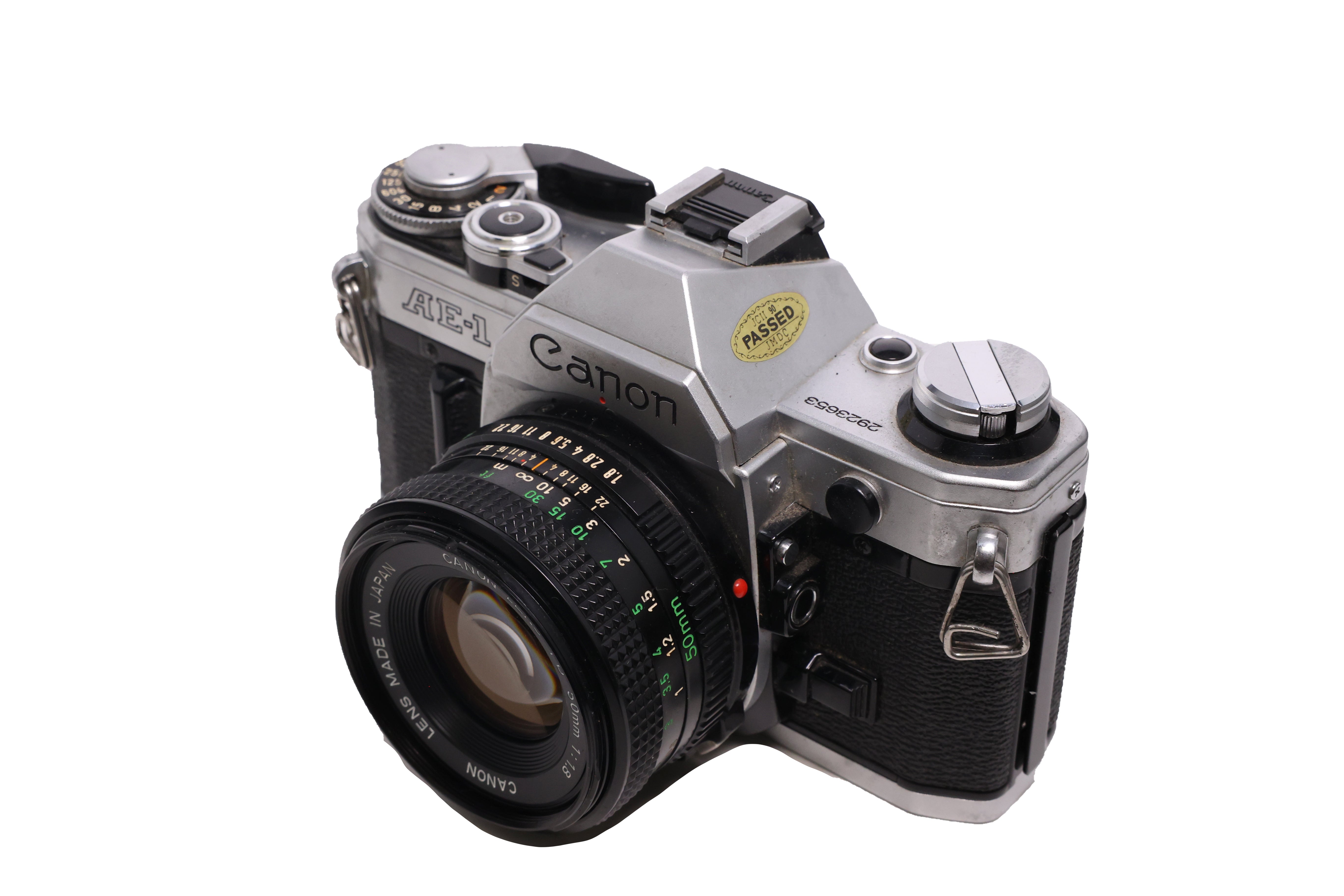 USED Canon AE-1 w/ 50mm f1.8 FD