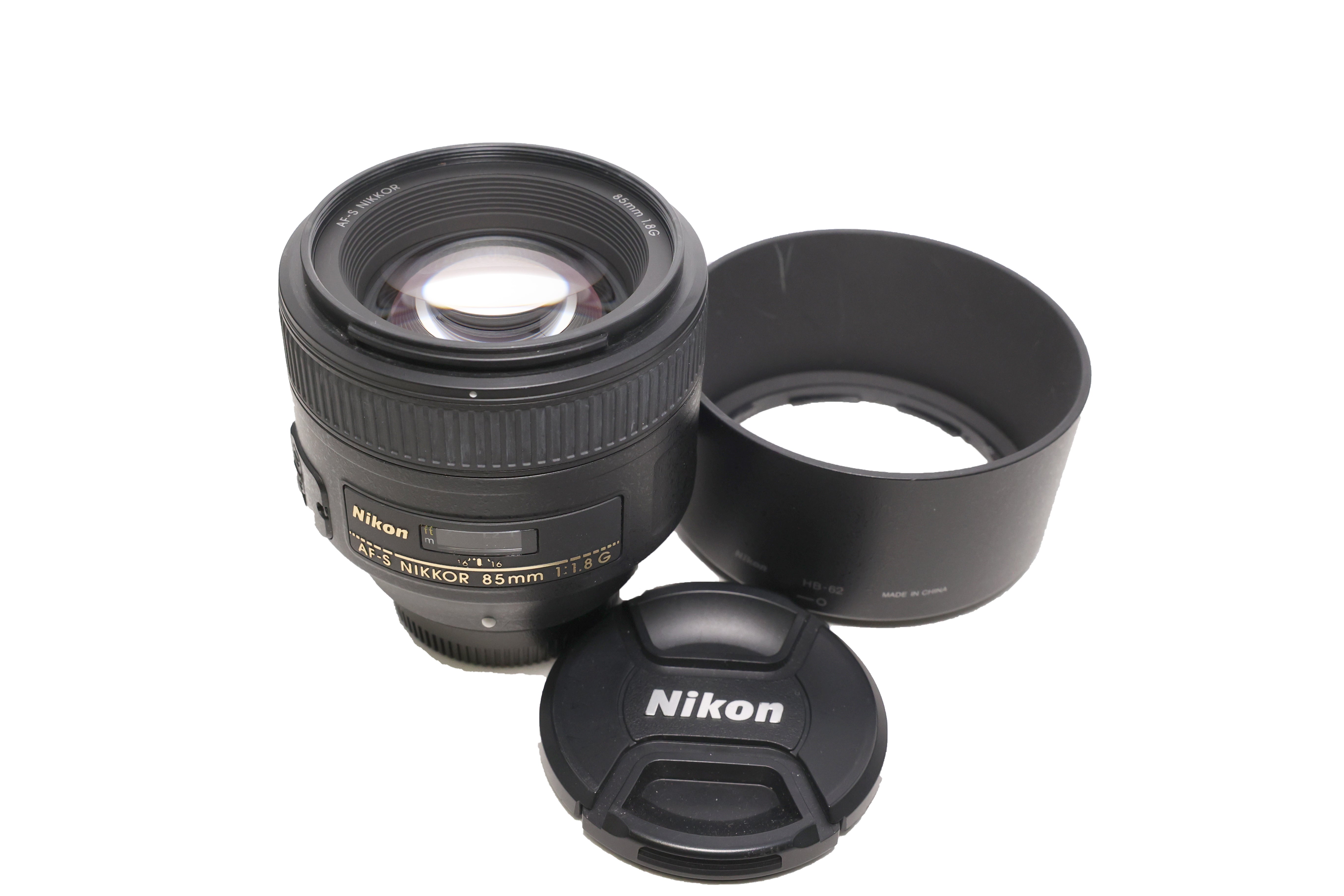 USED Nikon 85mm F1.8 AF-S G Lens