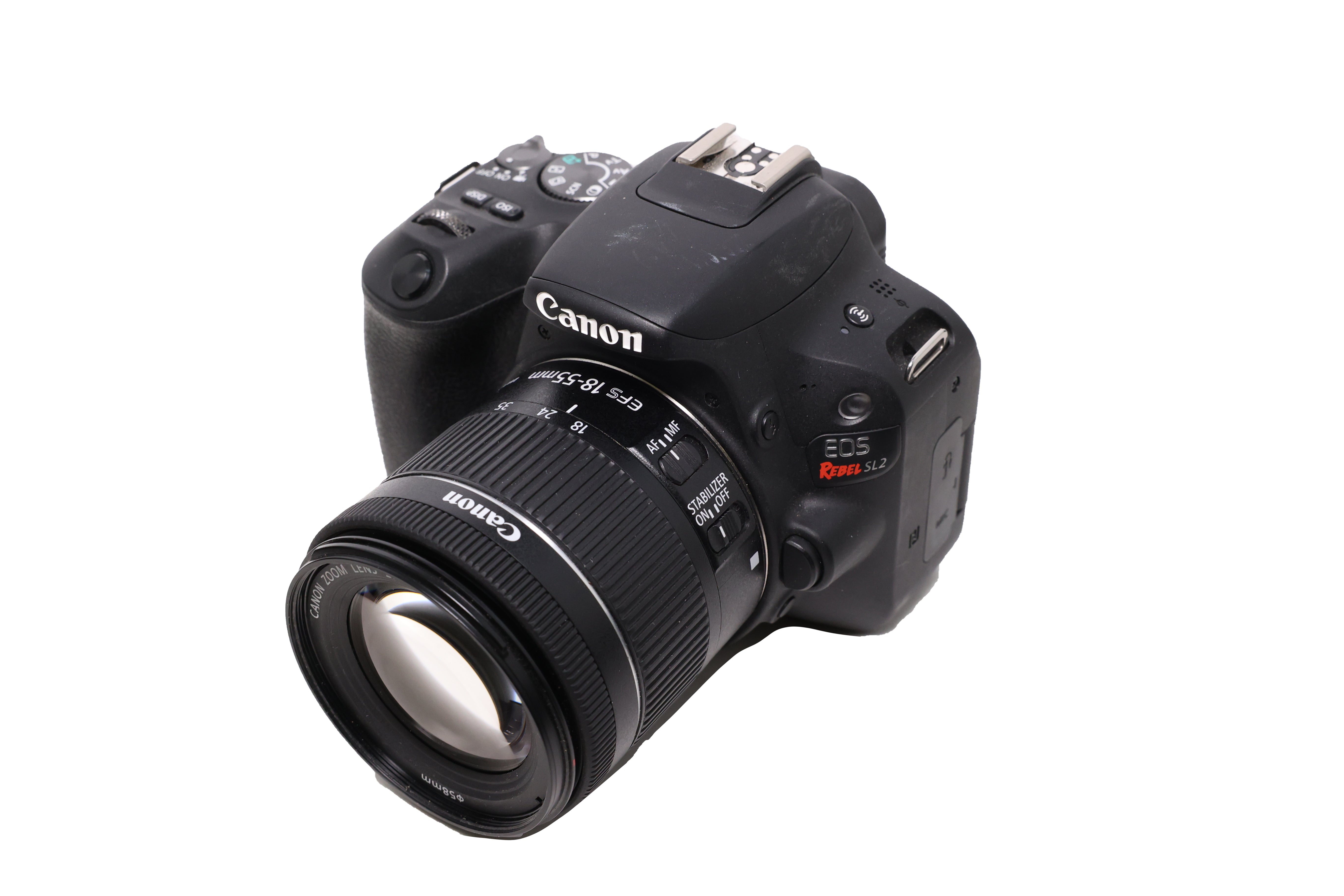 USED Canon EOS Rebel SL2 W/ 18-55mm STM Lens (Black)