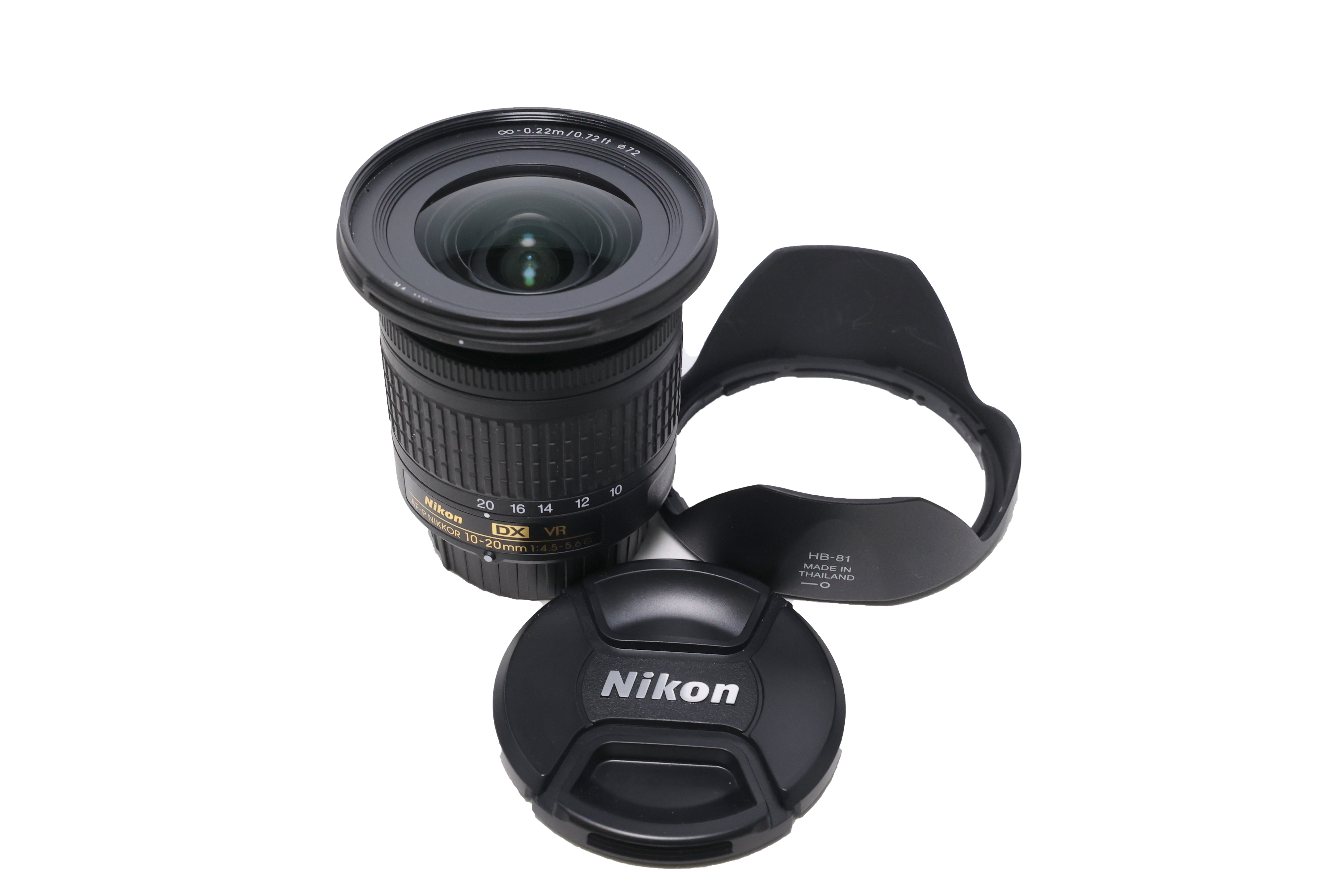 USED Nikon 10-20mm F4.5-5.6G VR AF-P DX Nikkor Lens