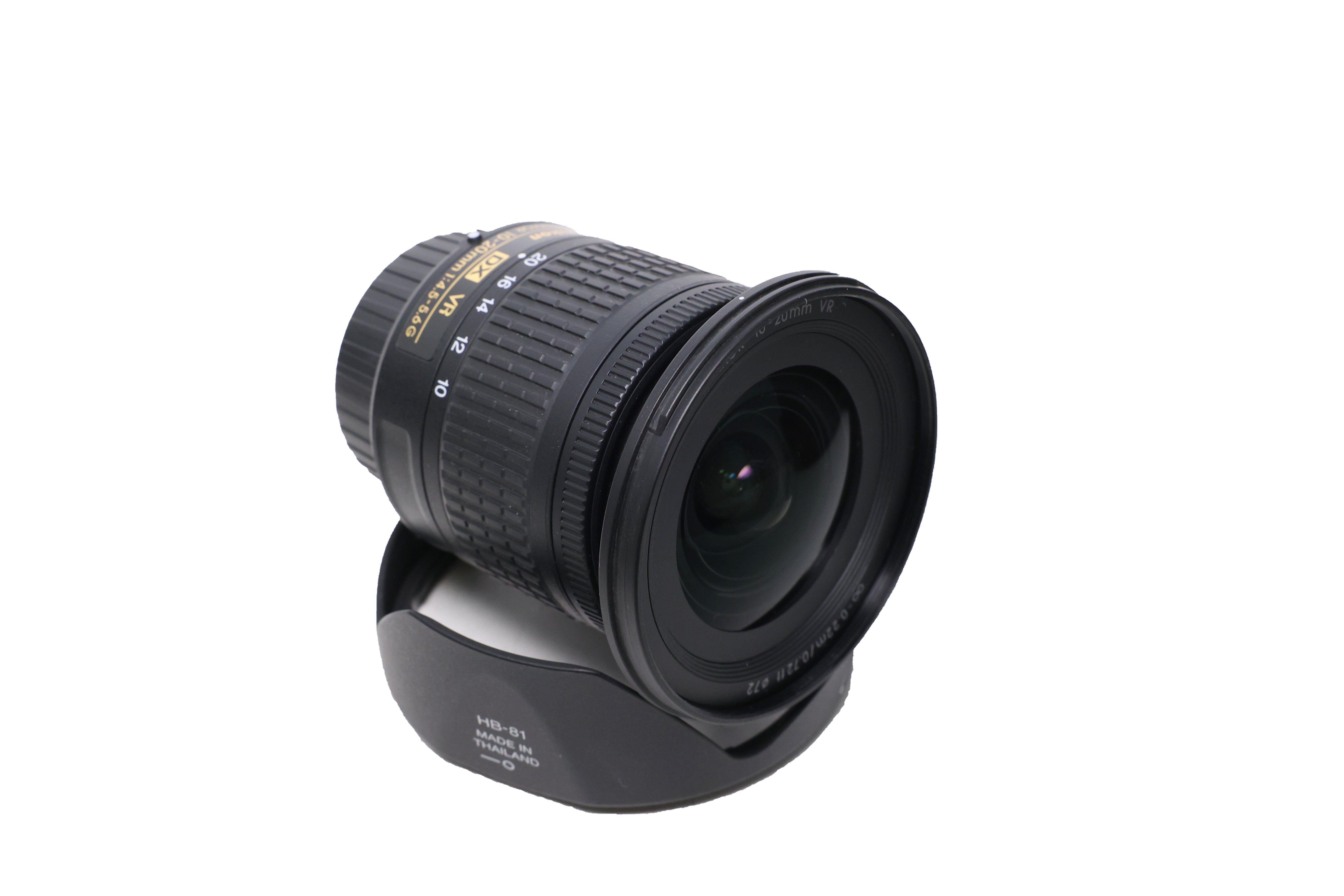 USED Nikon 10-20mm F4.5-5.6G VR AF-P DX Nikkor Lens