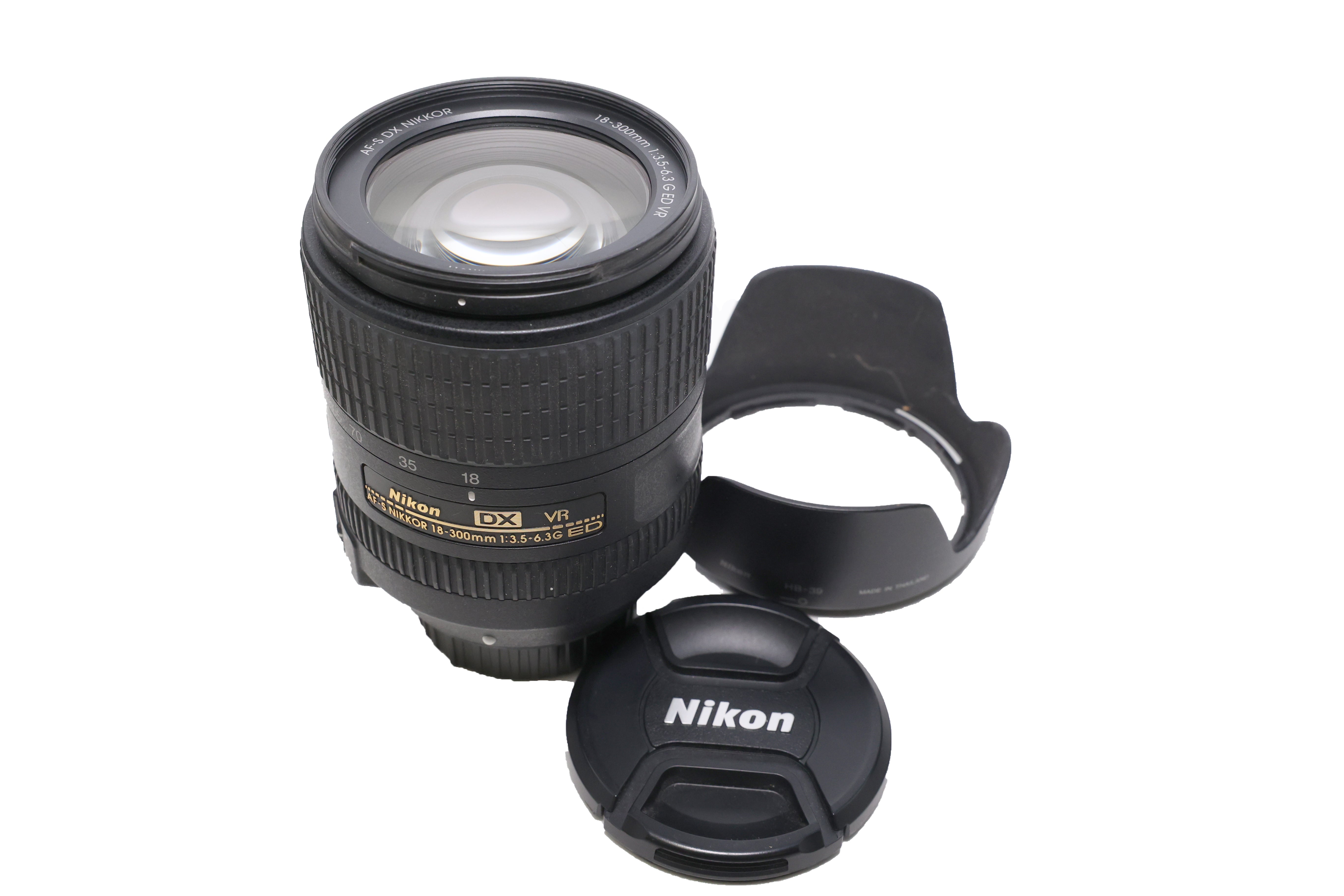 USED Nikon 18-300mm F3.5-6.3 G ED VR AF-S DX NIKKOR Lens USED Nikon 18-300mm F3.5-6.3 G ED VR AF-S DX NIKKOR Lens