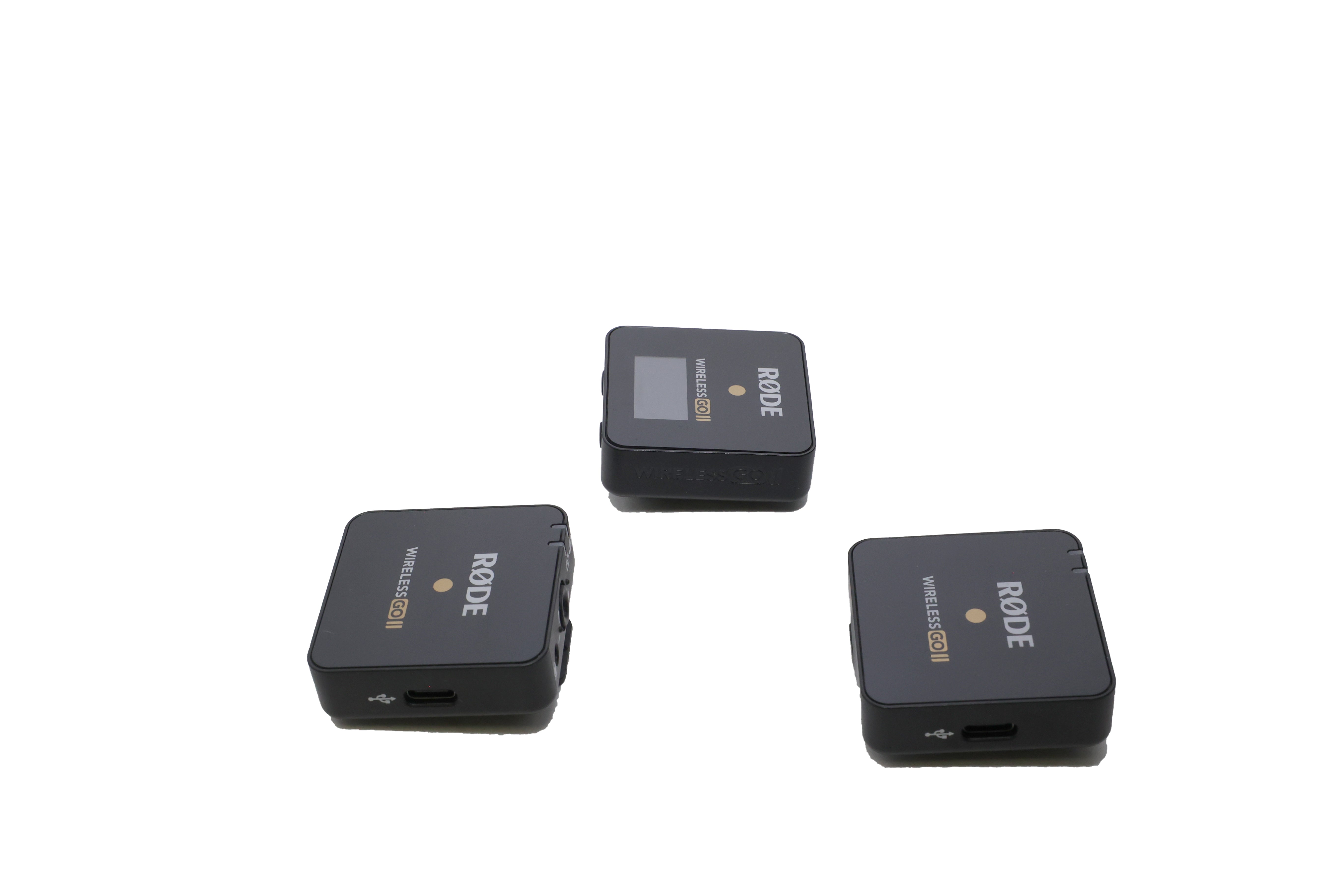 Used Rode Wireless GO II 2-Person Compact Digital Wireless Microphone System/Recorder (2.4 GHz, Black)