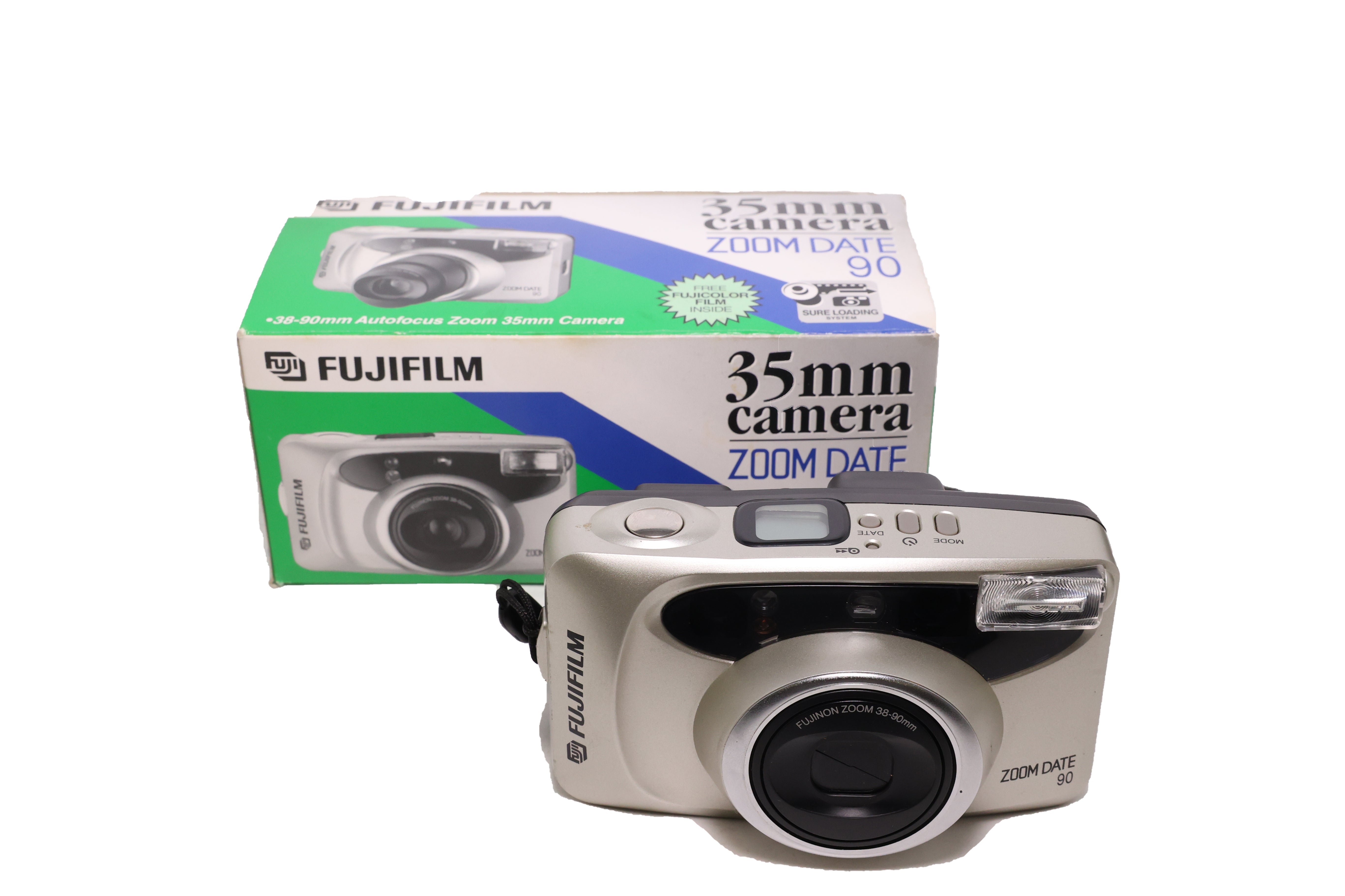 USED FujiFIlm Zoom Date 90 35mm Point & Shoot