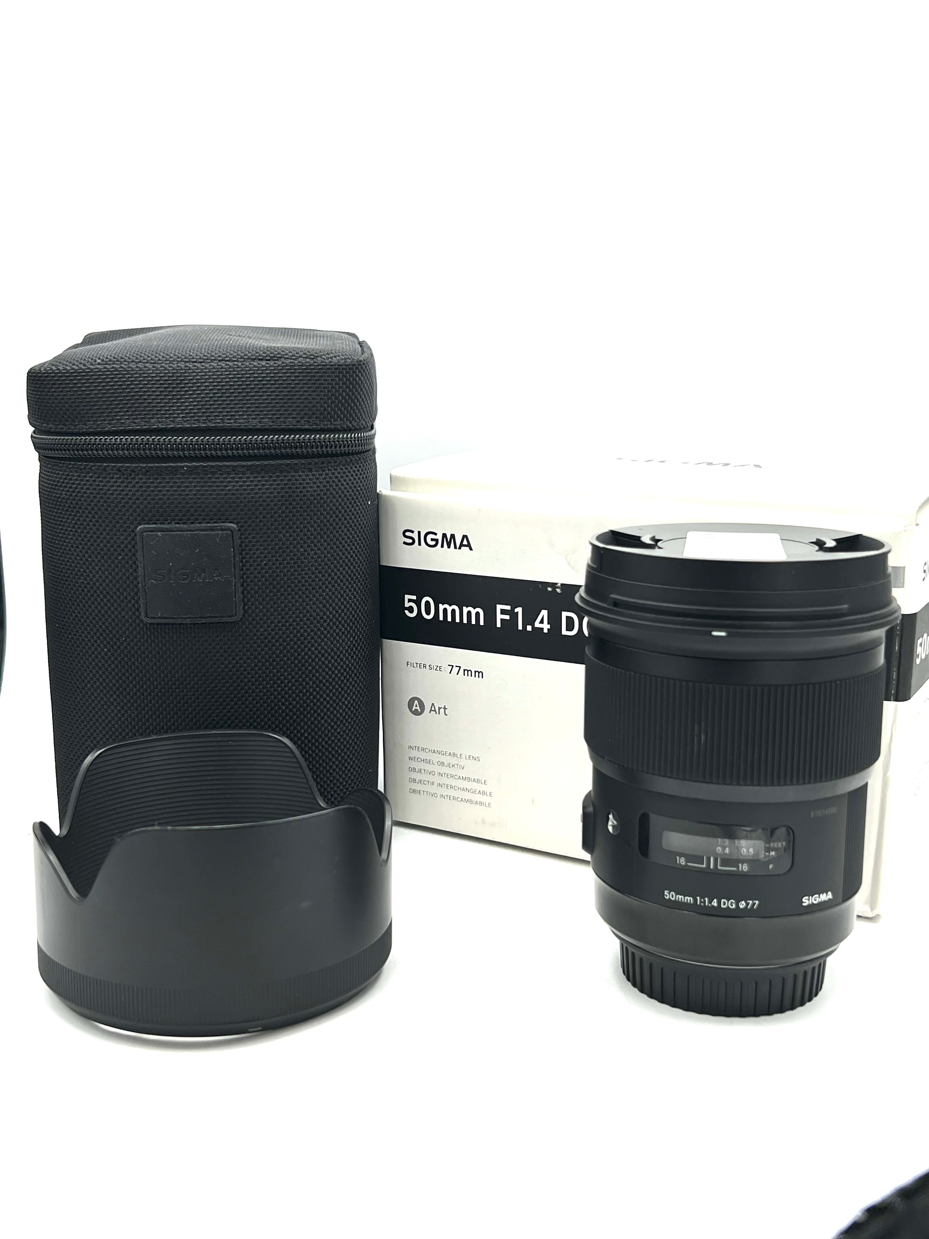 USED Sigma 50mm 1.4 Art DG HSM for Canon