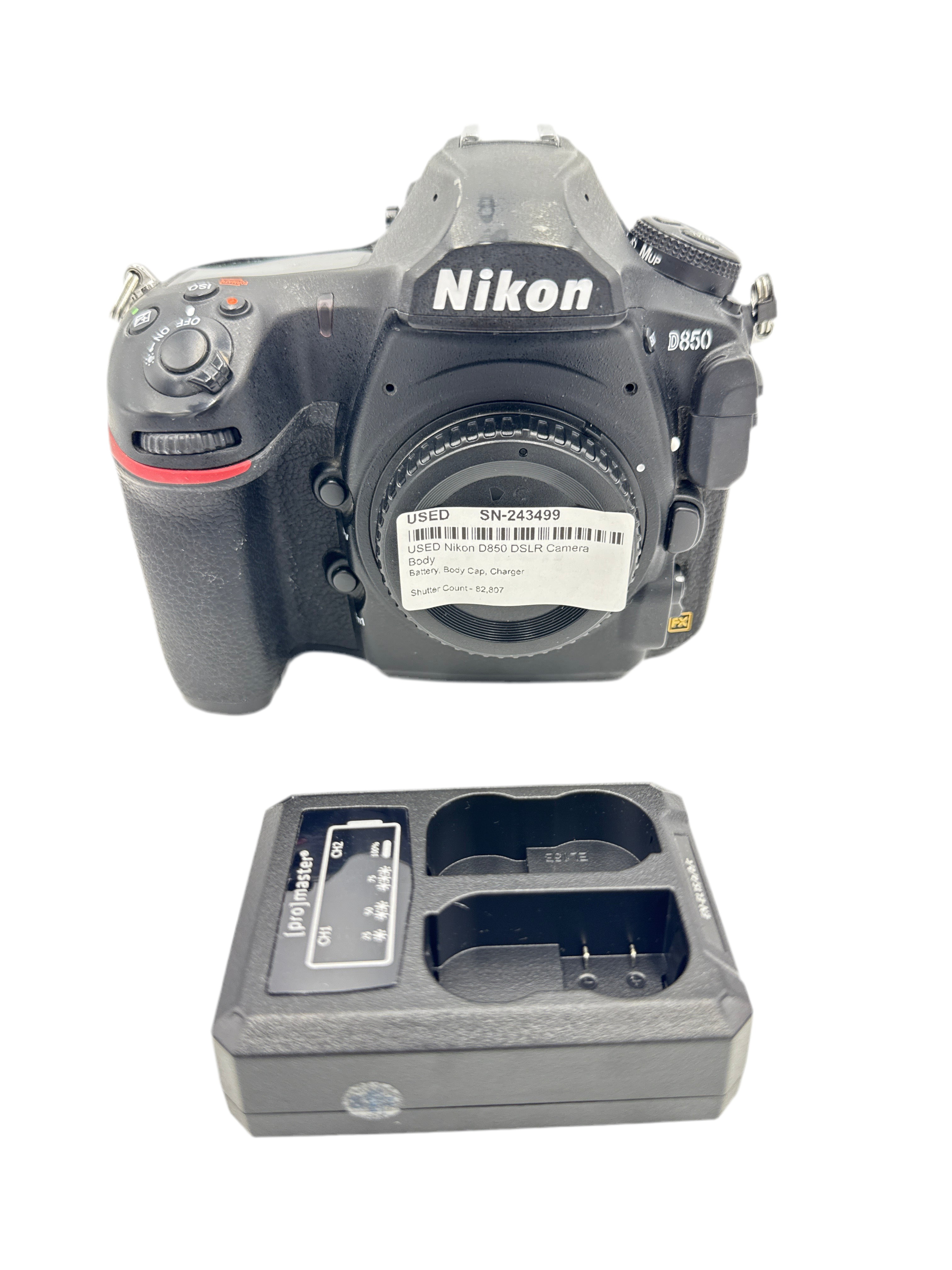 USED Nikon D850 DSLR Camera Body