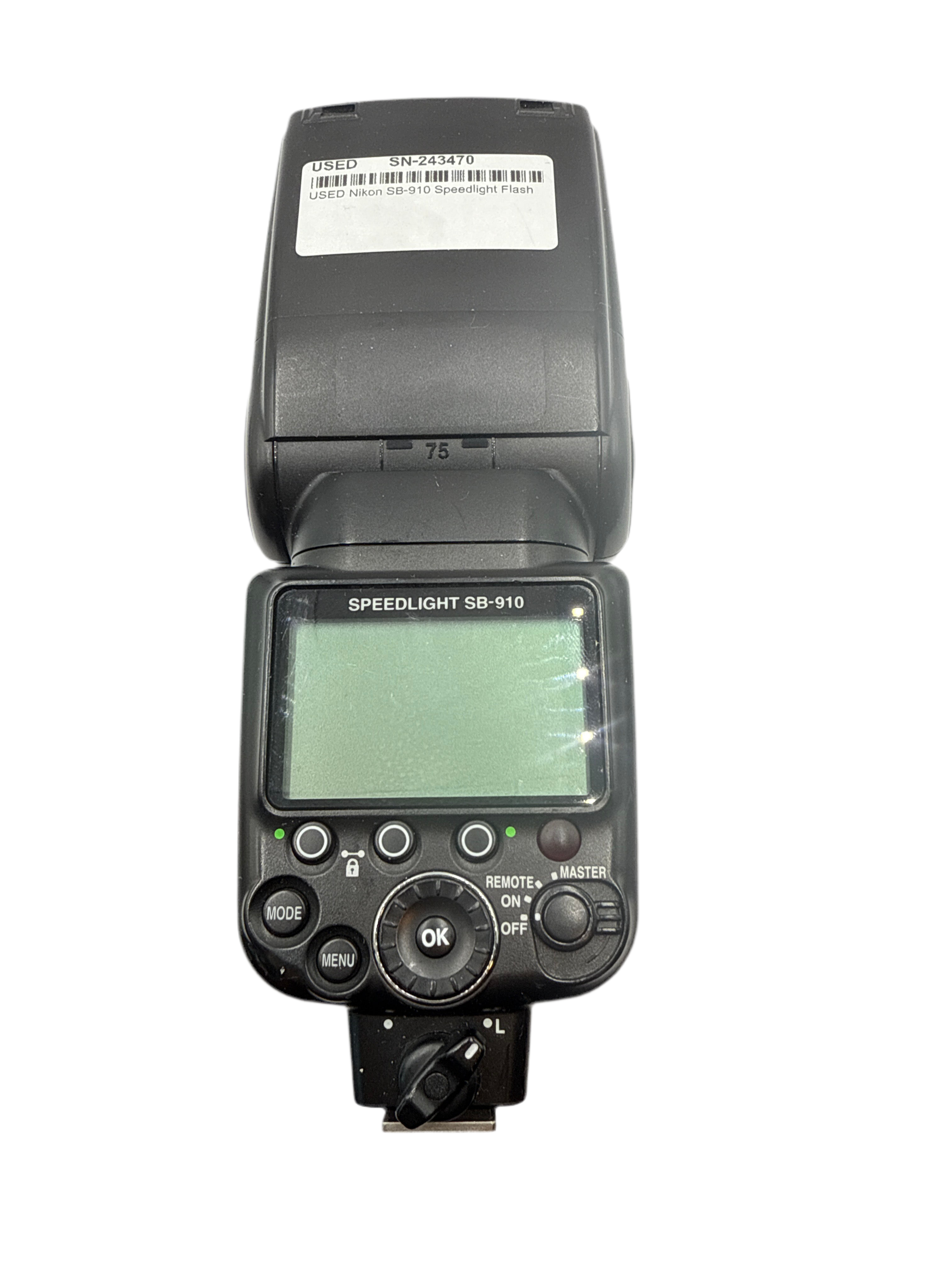 USED Nikon SB-910 Speedlight Flash