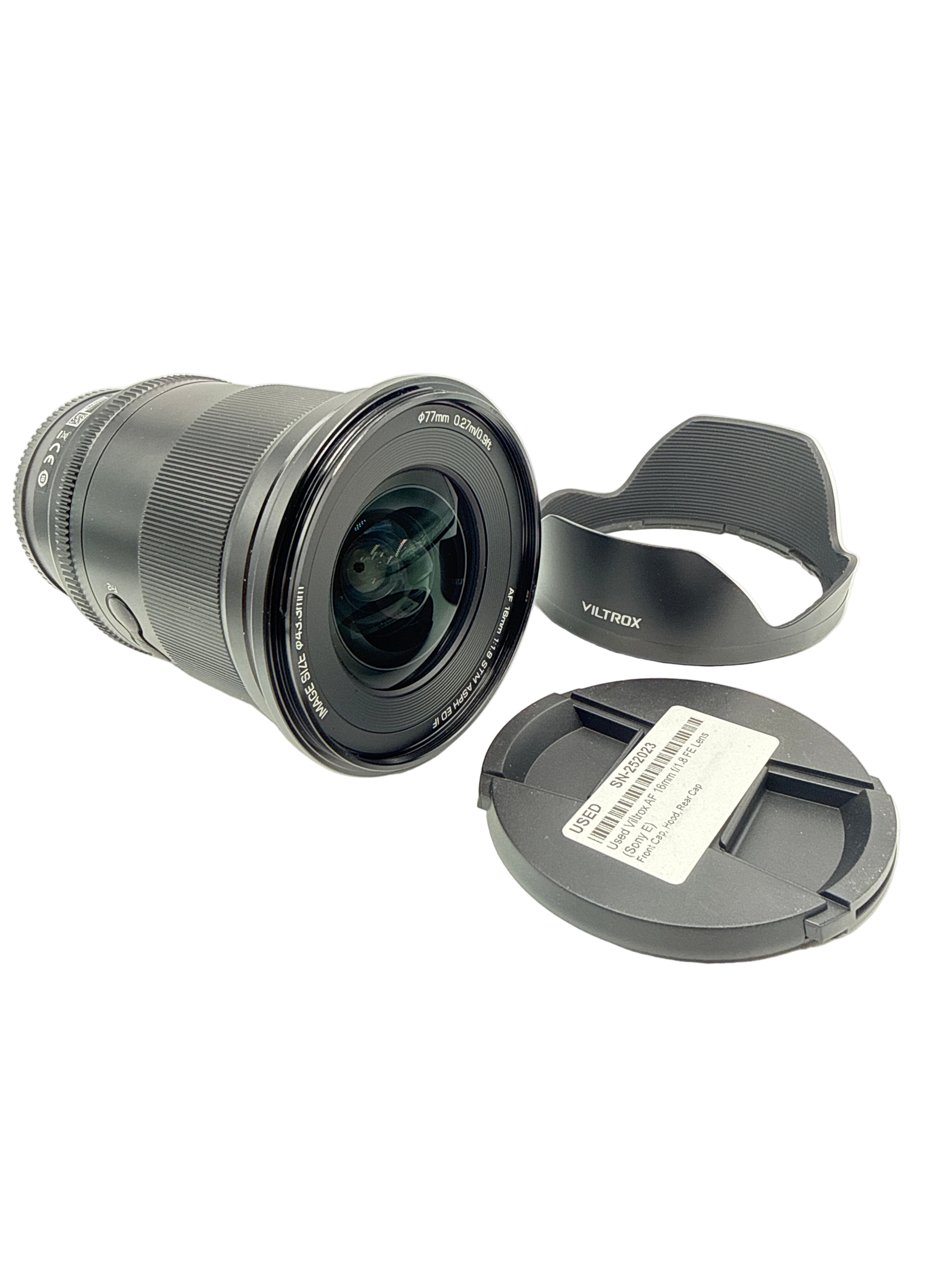 Used Viltrox AF 16mm f/1.8 FE Lens (Sony E)