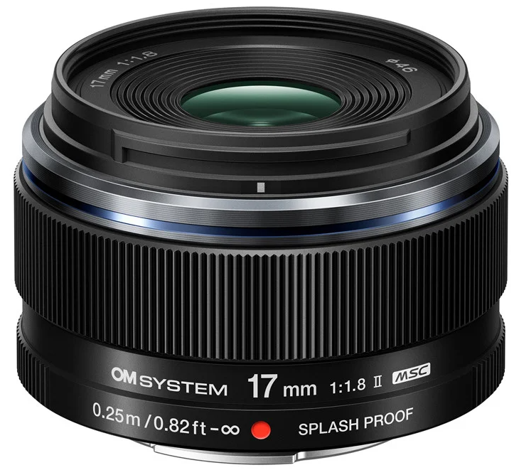 OM SYSTEM 17mm F1.8 II M.Zuiko Digital Micro Four Thirds Lens