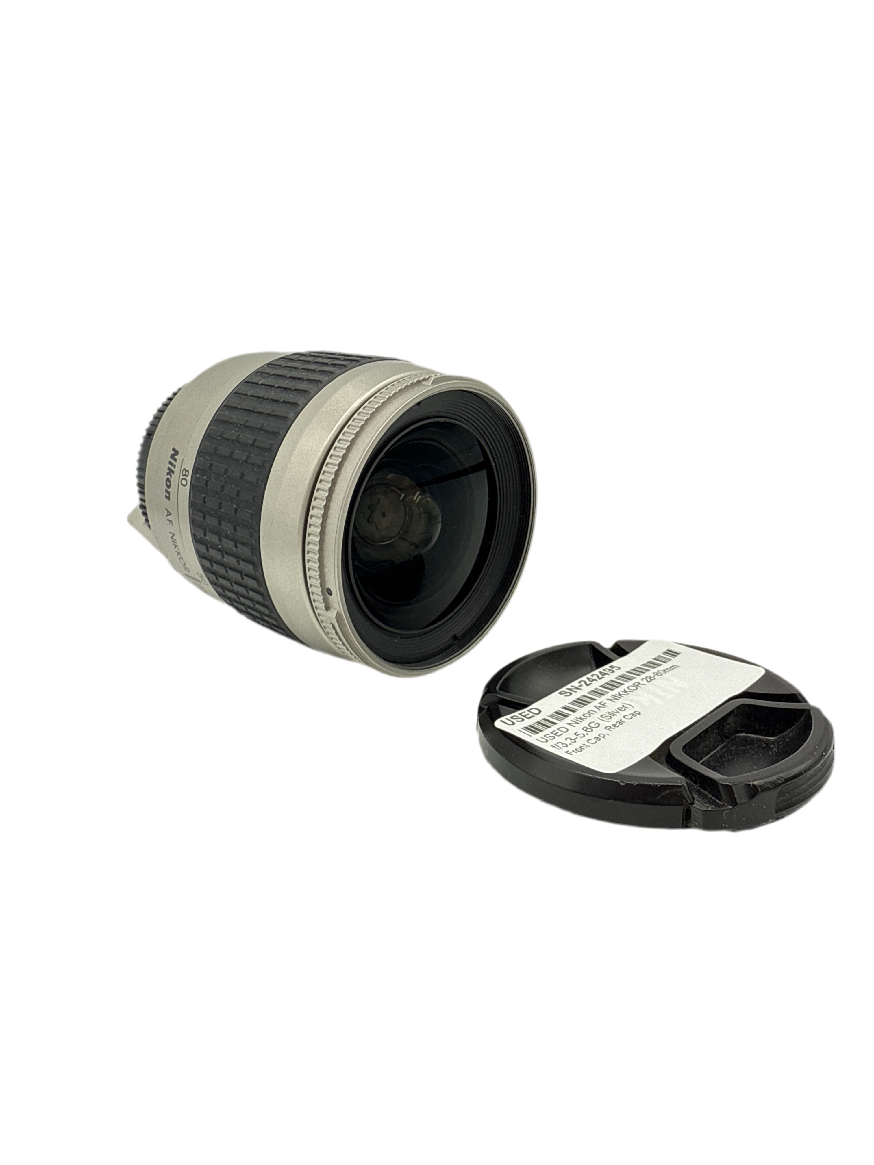 USED Nikon AF NIKKOR 28-80mm f/3.3-5.6G (Silver)
