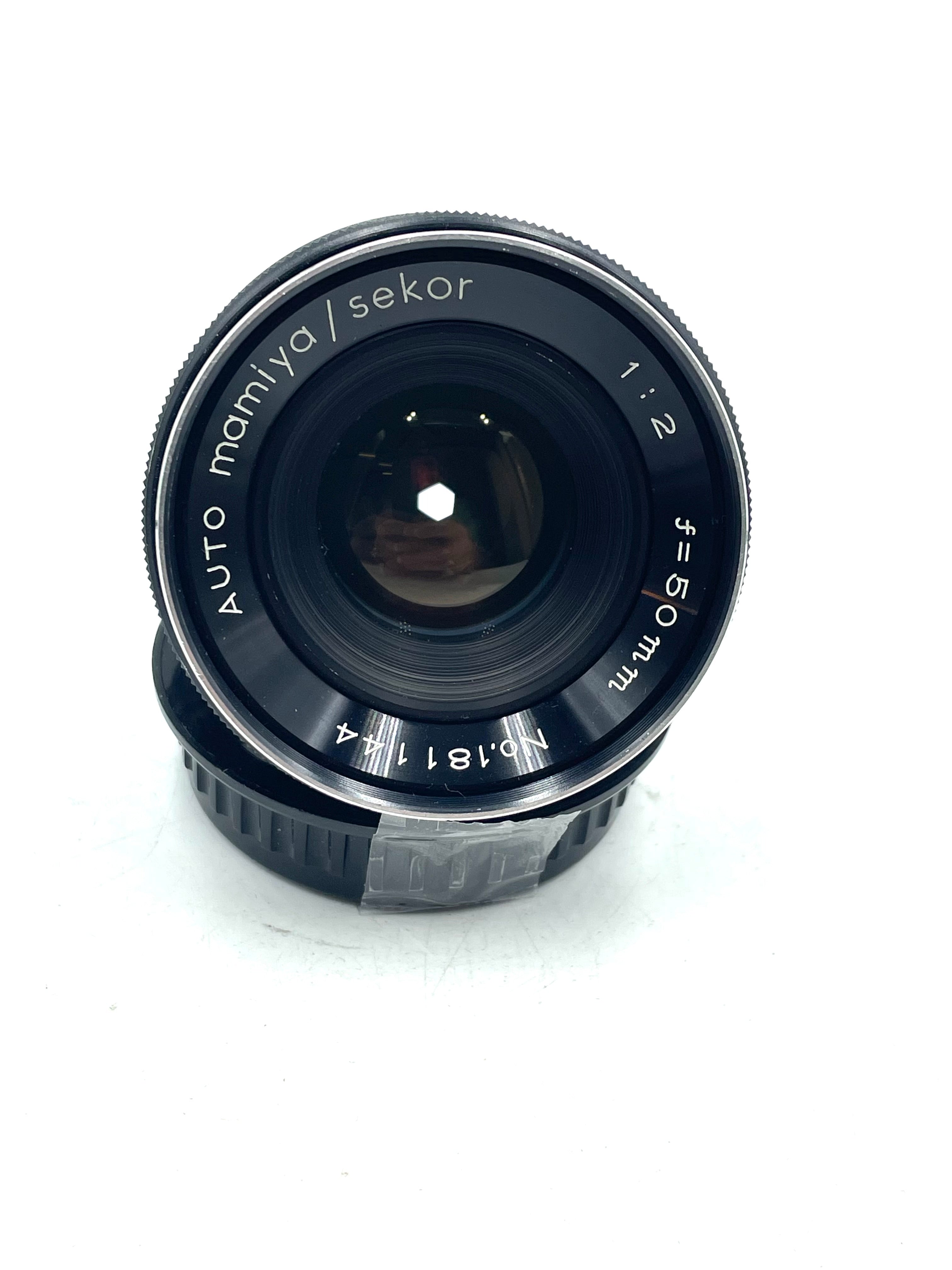 Used Mamiya Sekor 50mm F2 Auto W/ Front and Rear caps