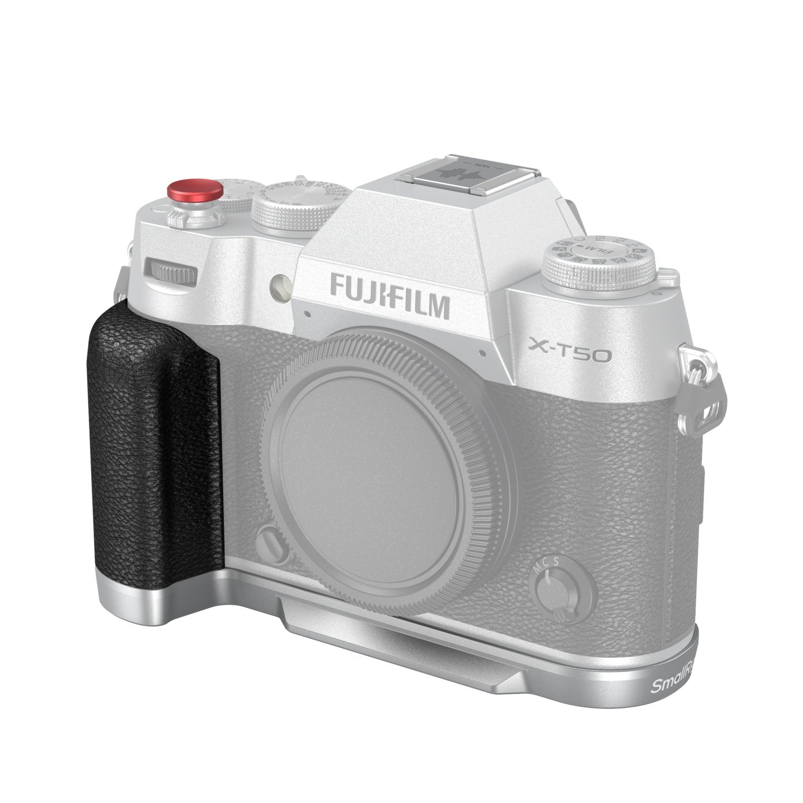 SmallRig Silicone L-Shape Grip for FUJIFILM X-T50 (Silver)
