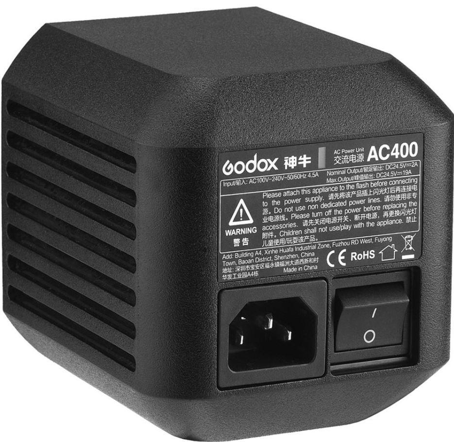 Godox AC Adapter for Witstro AD400Pro Monolight