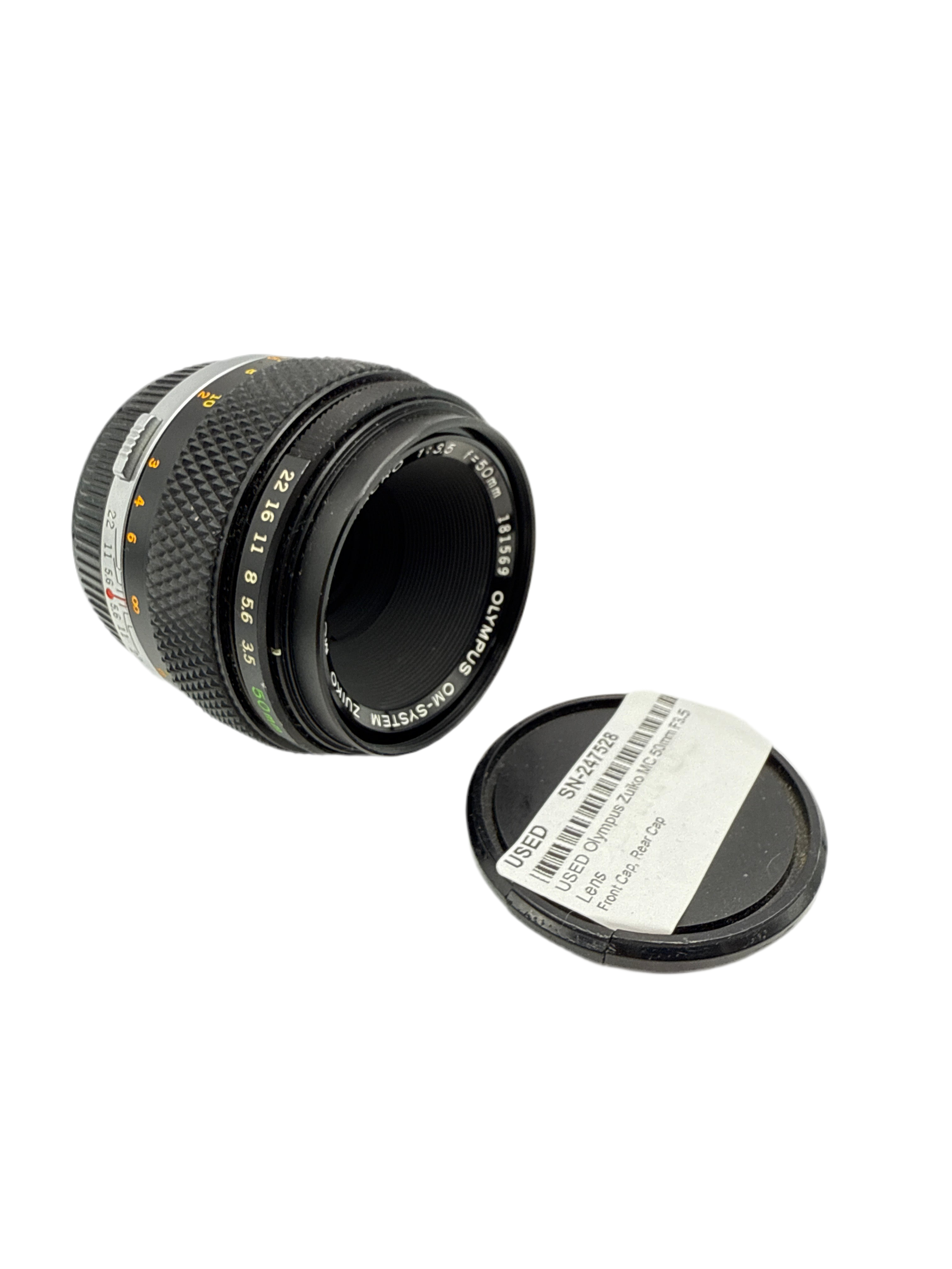 USED Olympus Zuiko MC 50mm F3.5 Lens