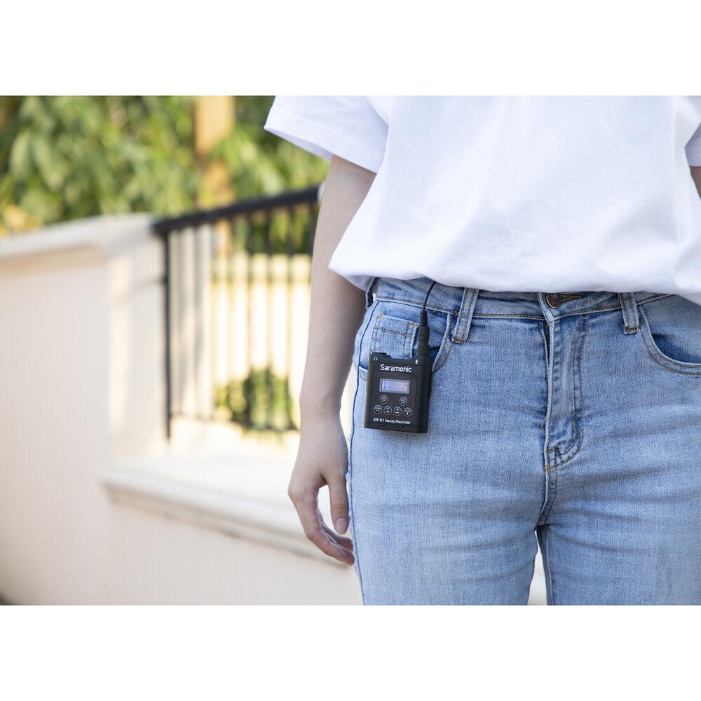 Saramonic SR-R1 Belt Pack Recorder with DK3 Lavalier and MicroSD Card