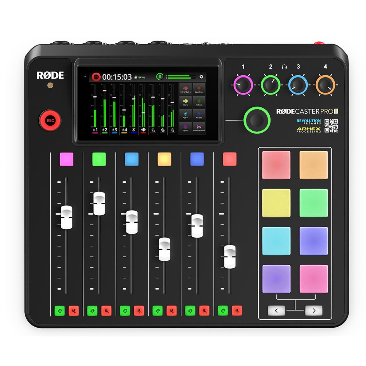 Rode RODECaster Pro II Integrated Audio Production Studio