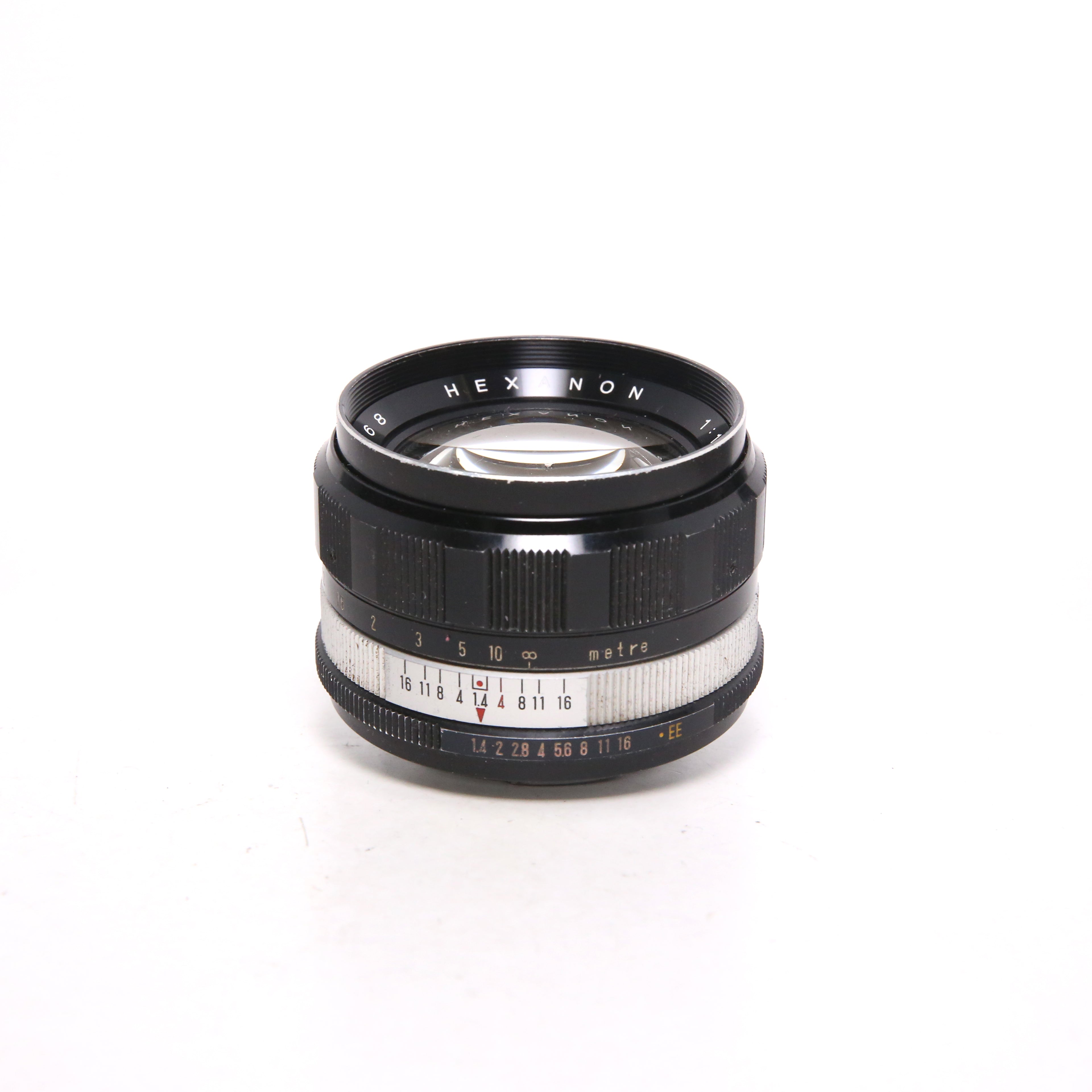 Konica Hexanon EE AR 57mm f/1.4 Lens – Good Condition (0003)