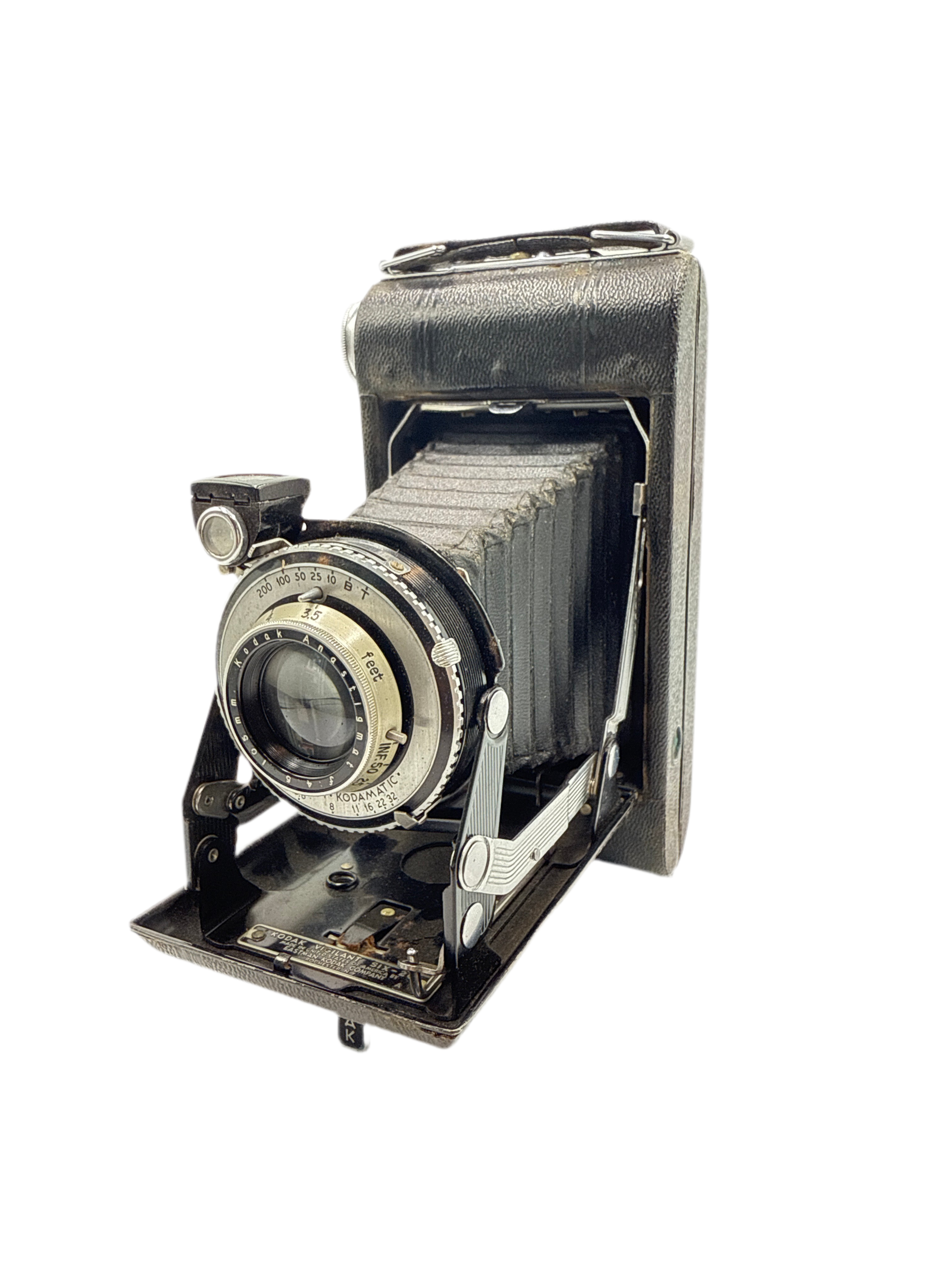 Used Vintage Kodak No 1 Kodamatic Folding Camera w/105mm Lens - AS IS - Not Tested (0018)